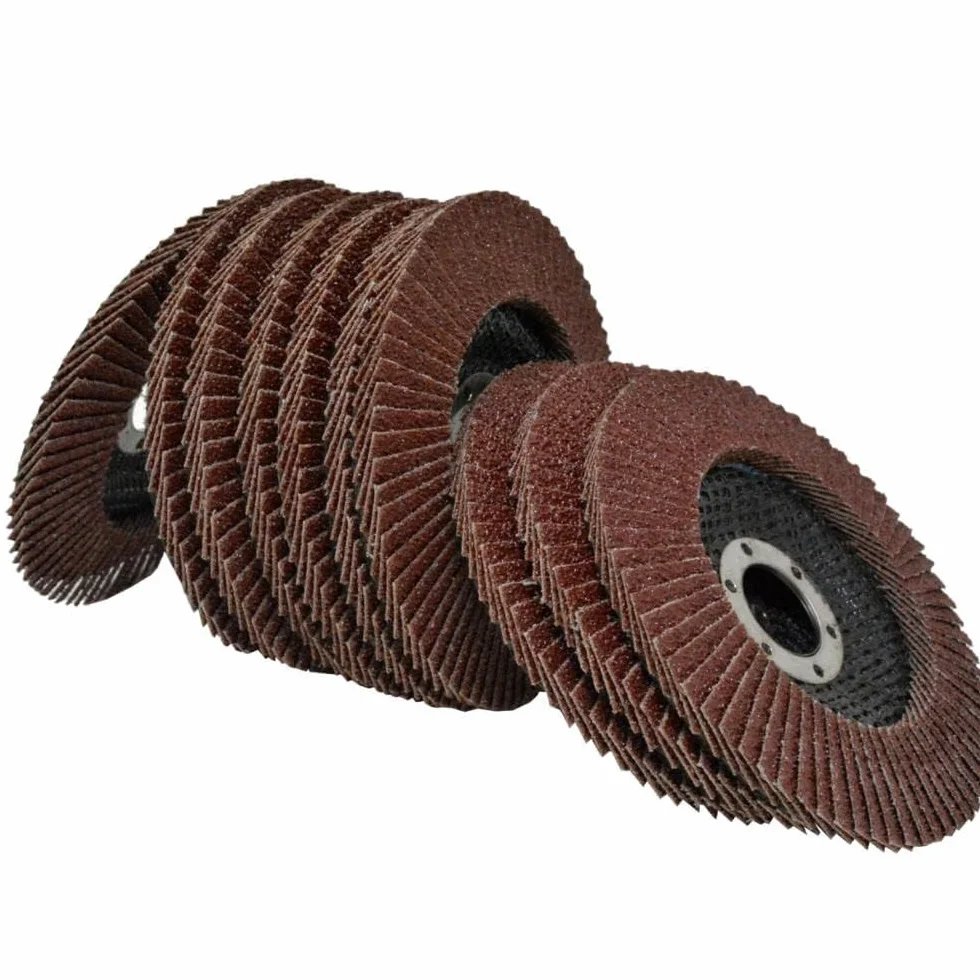 10 sztuk tarcz listkowych 4,5" do szlifierek kątowych, tarcz szlifierskich z tlenku glinu(100grit)