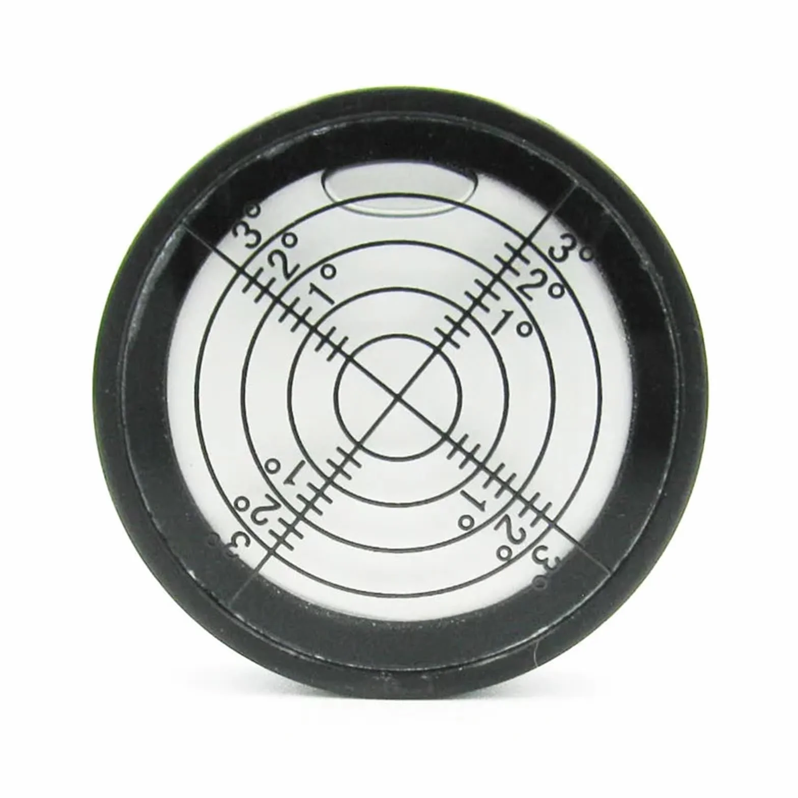 Magnetyczna okrągła uniwersalna poziomica bąbelkowa głośnik poziomica średnica 40 x 10 mm 1 szt. (biały)