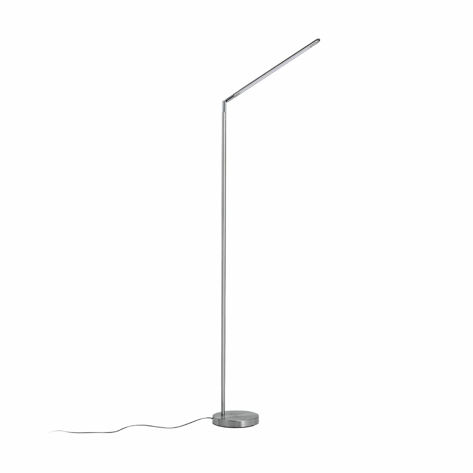 Lindby lampa podłogowa LED 'Jabbo', styl nowoczesny, m. in. do biura, kolor aluminiowy, szary, cynkowy, metal