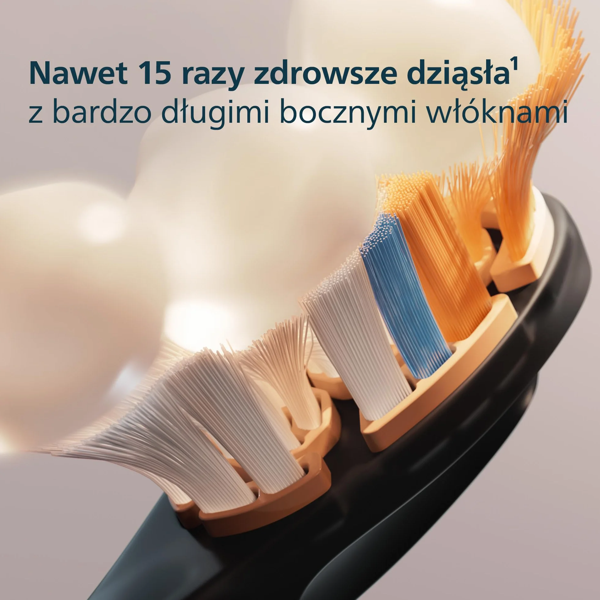 Philips Sonicare A3 Premium All-in-One, oryginalne wymienne główki szczoteczki, kolor czarny, 6 sztuk w opakowaniu, HX9096/88, Nowy