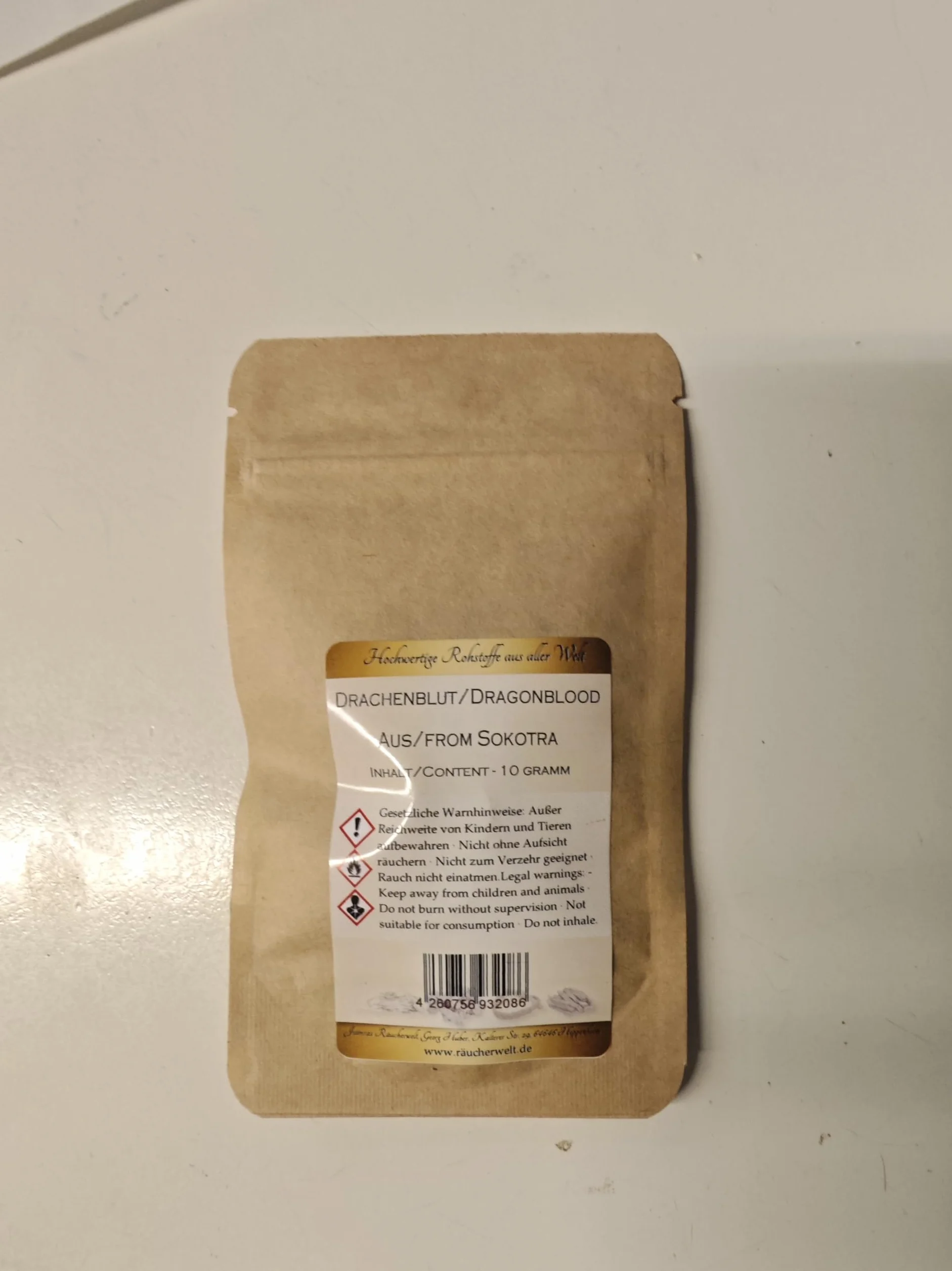 Żywica Smocza krew Dracaena cinnabari 10g Sokotra