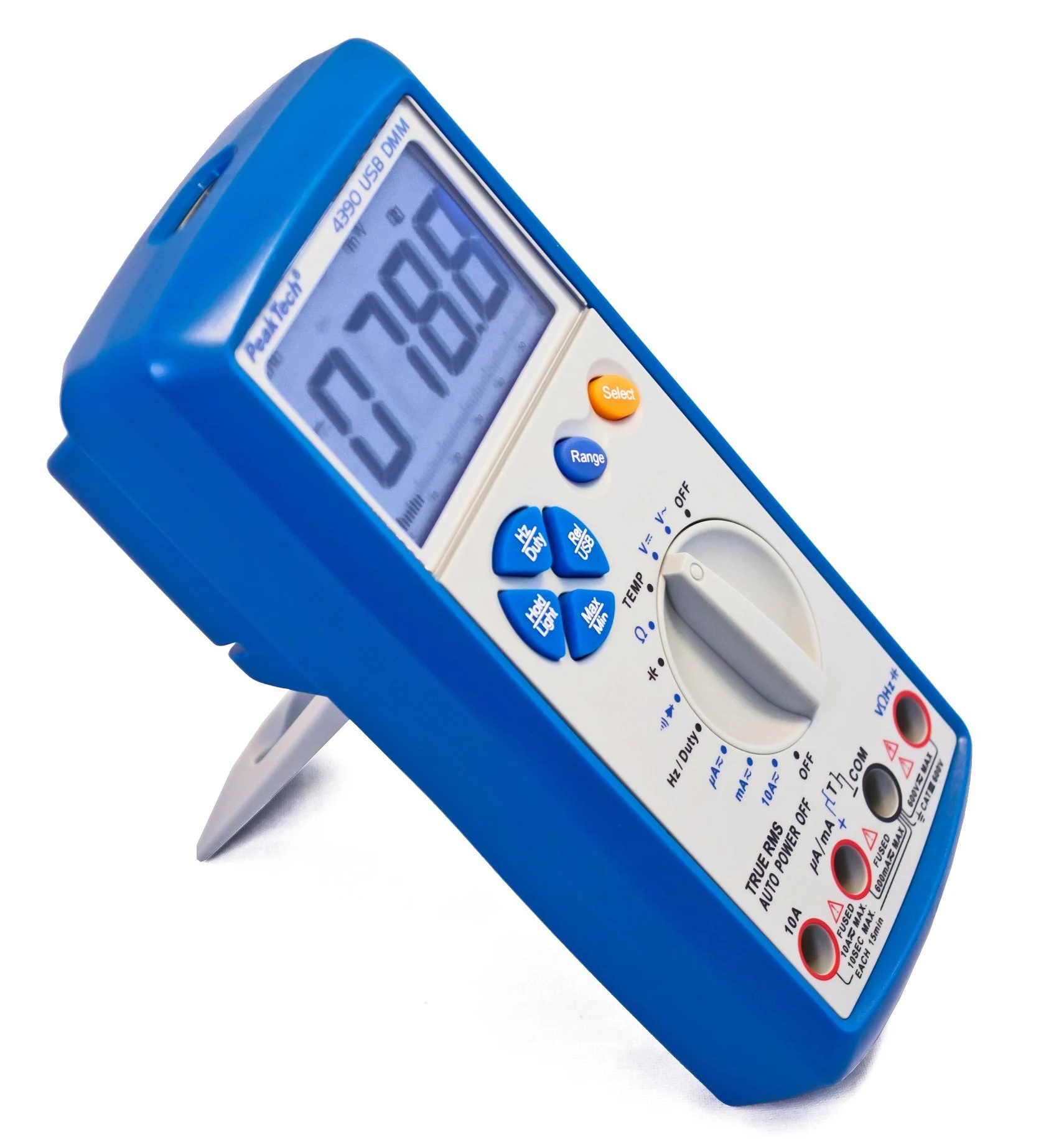 PeakTech P 4390 - Multimetr Cyfrowy ~ 6.000 zliczeń ~ 600V AC/DC ~ 10A AC/DC - z USB