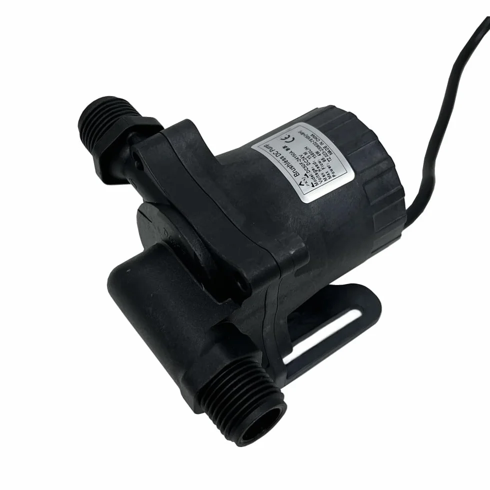 SHYSKY DC50F-24150A 24VDC Mała, ale mocna bezszczotkowa pompa wodna DC 86W 15m Lift, 1560LPH, regulacja prędkości, niski poziom hałasu, ciśnienie chłodzenia cyrkulacyjnego Systemy ogrodnicze