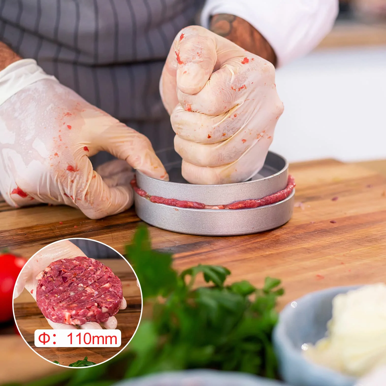Ceisazira Prasa do Burgerów i Hamburgerów z Odlewu Aluminiowego do Pieczenia