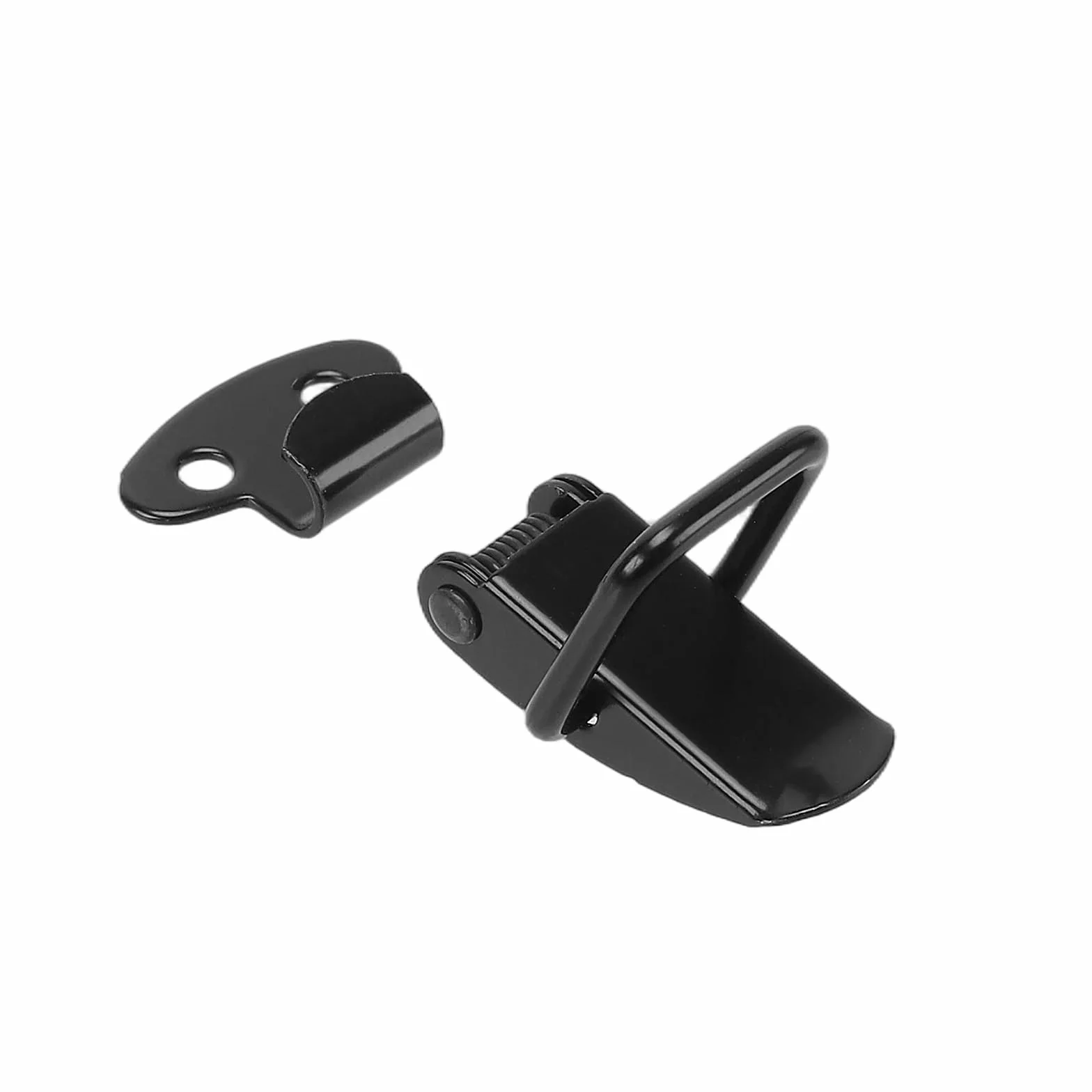 20 sztuk, 4,5 x 2,1 cm, czarne zamknięcie zaciskowe, zamknięcie dźwigniowe, zamknięcie zatrzaskowe, metalowe do drewnianych skrzynek, szuflad i walizki na narzędzia