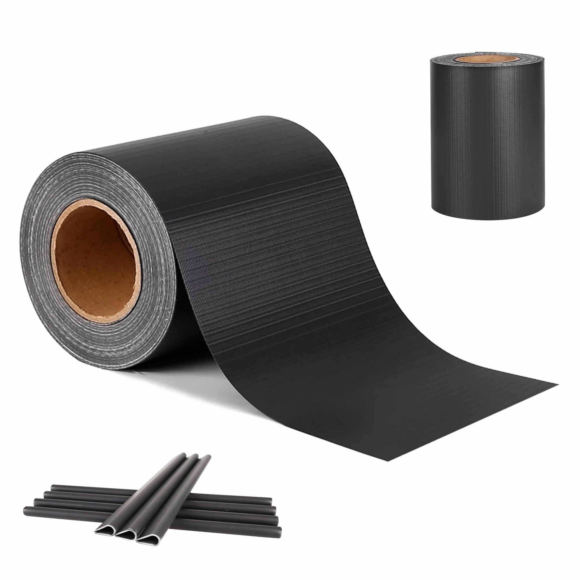 Aufun Paski osłonowe PVC 35m x 19cm mata podwójnoprętowa ogrodzenie – w zestawie 20 klipsów mocujących, osłona wzroku ogrodzenia, ogrodzenie ogrodowe, osłona wzroku, folia ogrodzeniowa do ogrodu