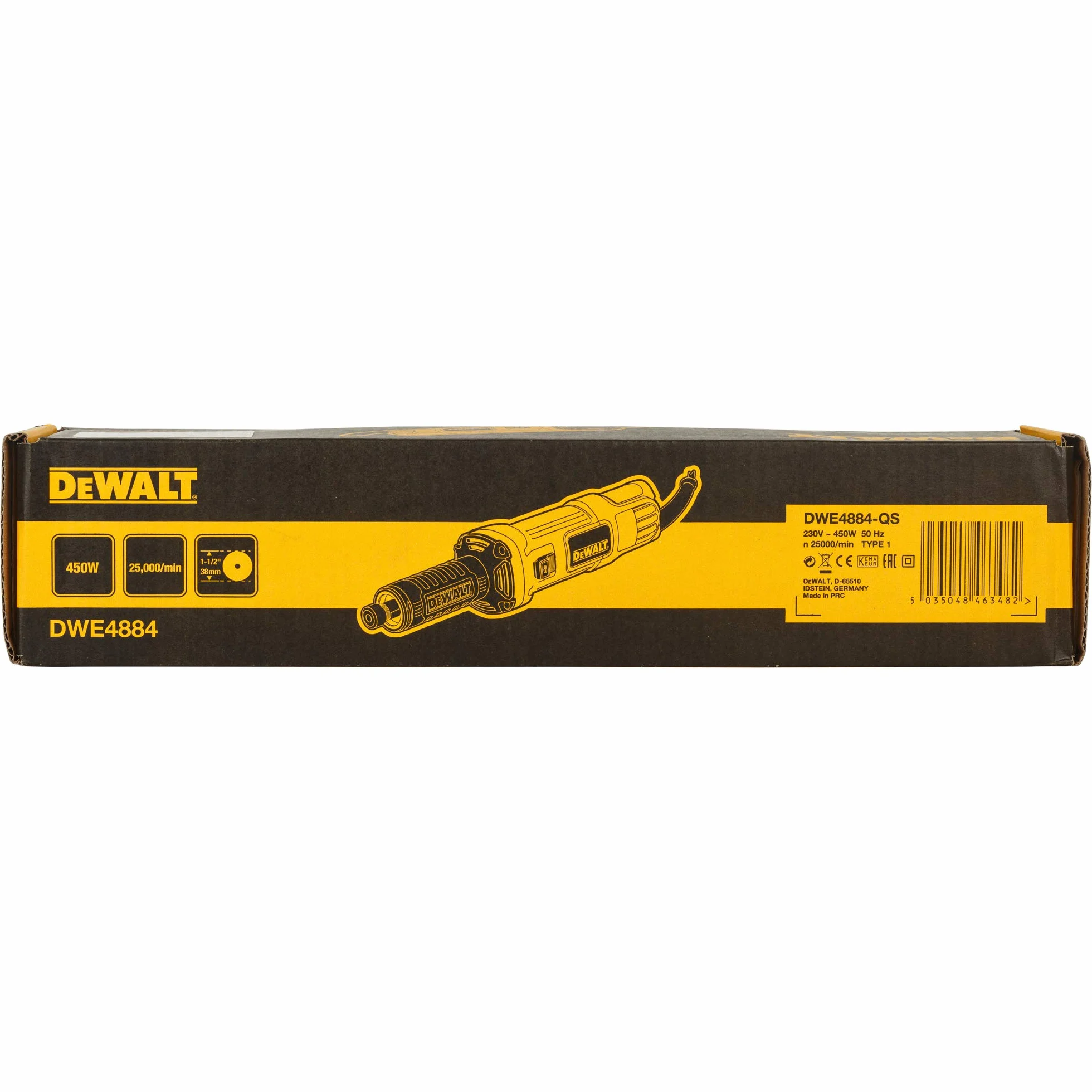 DeWalt DWE4884 Szlifierka Prosta Sieciowa 450W 6mm