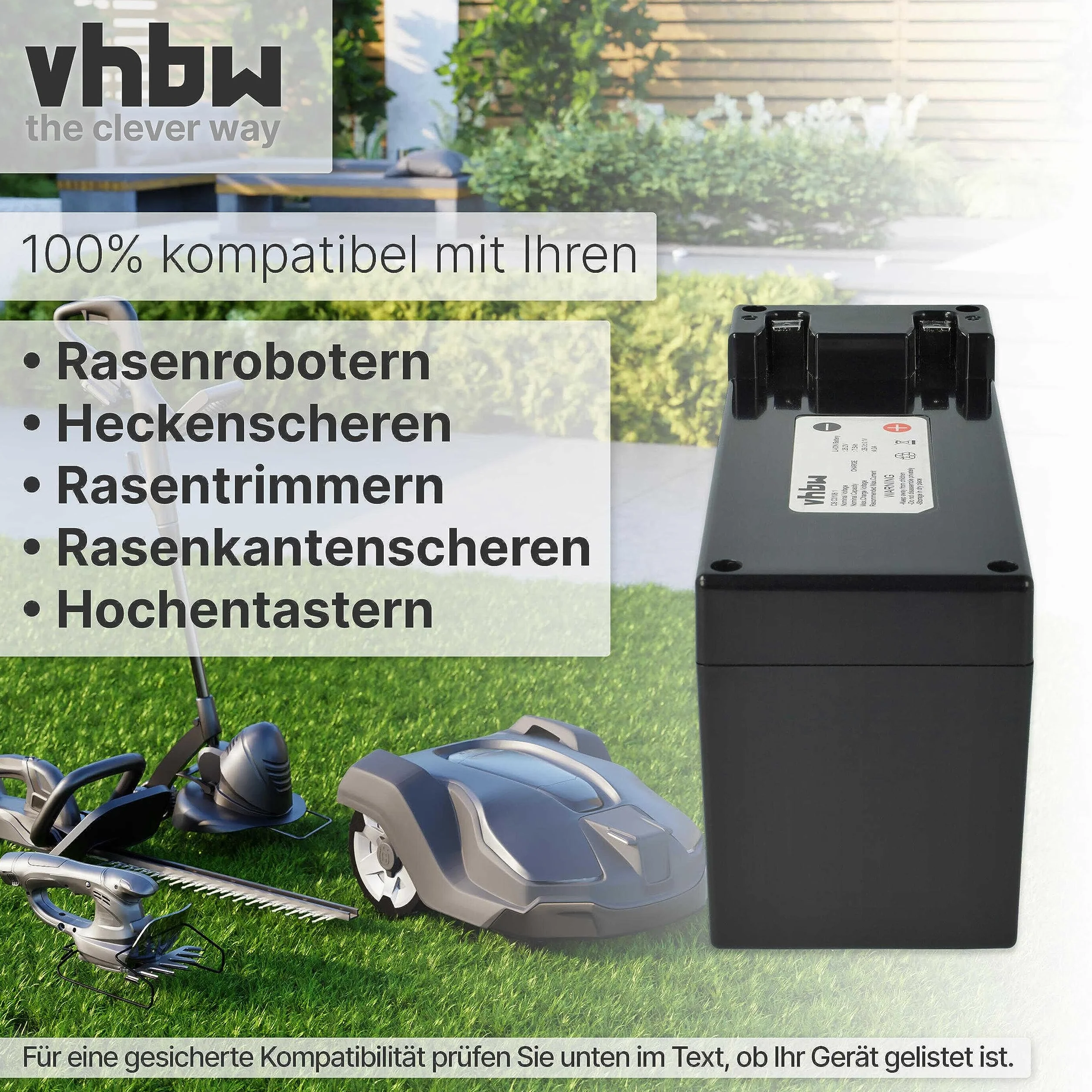 vhbw Akumulator kompatybilny z Stiga Autoclip 550SG 7,5 Ah 25,2 V litowo-jonowy