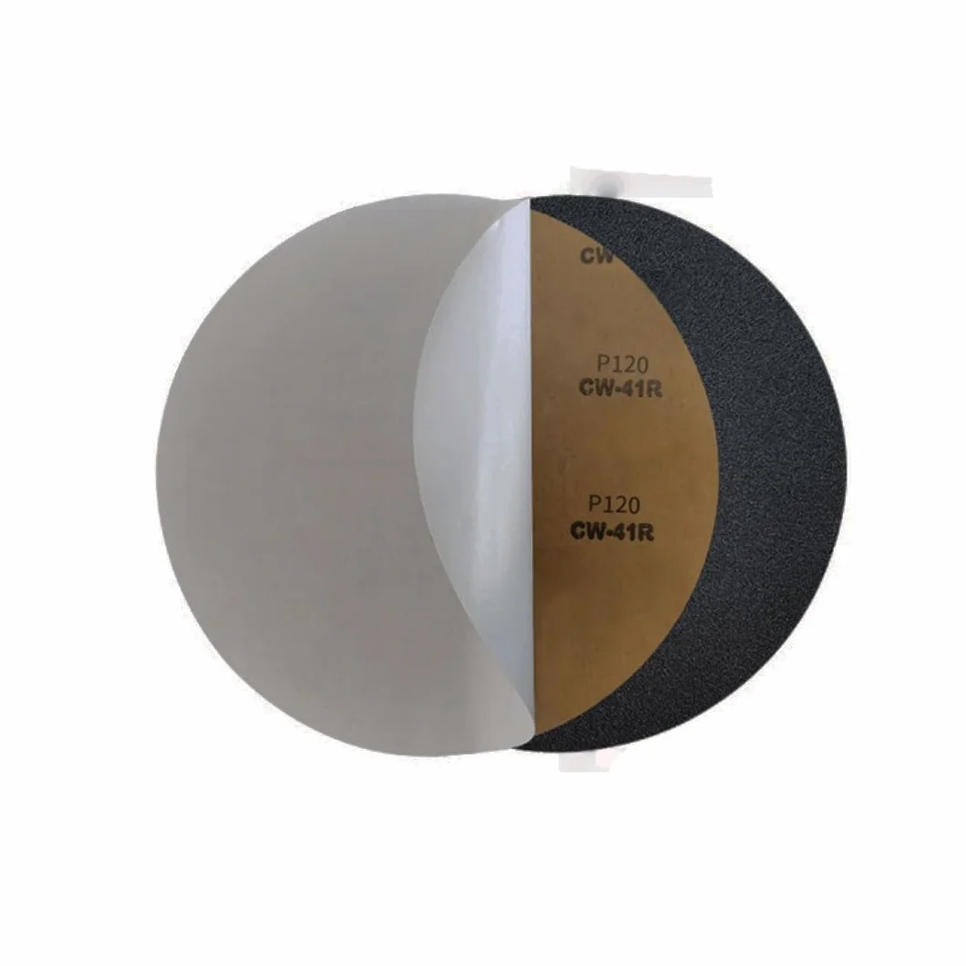 Papier ścierny z węglika krzemu, średnica 250 mm, 50 szt. do szlifowania i polerowania metalu, drewna i materiałów syntetycznych(With Adhesive 1500mesh)