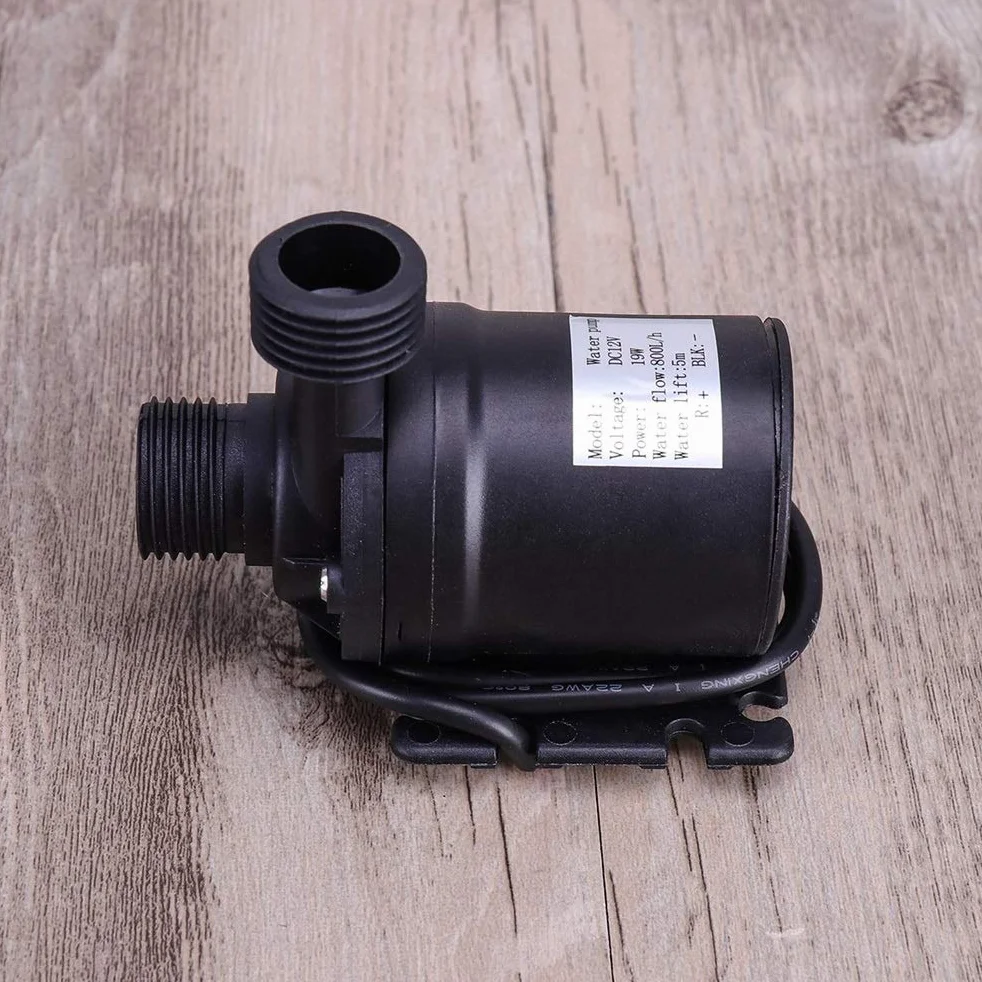 DC 12 V 800L / H 5M bezszczotkowa pompa zatapialna do systemu obiegu wody układu cyrkulacji słonecznej