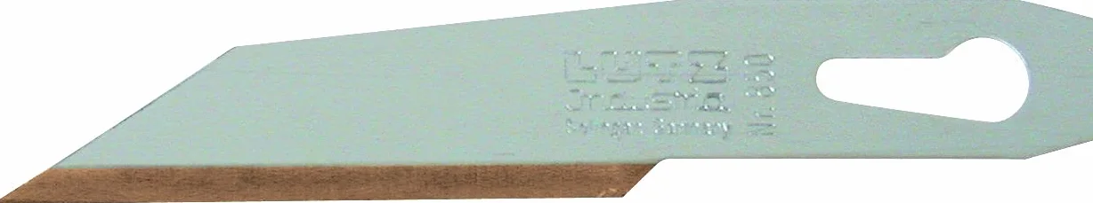 LutzBlades Lutz ostrze skalpelowe 850-SZ TIN (100 sztuk, do uchwytu ostrza 470003, grubość 0,65 mm, zapasowe ostrza) 480581, wielokolorowe