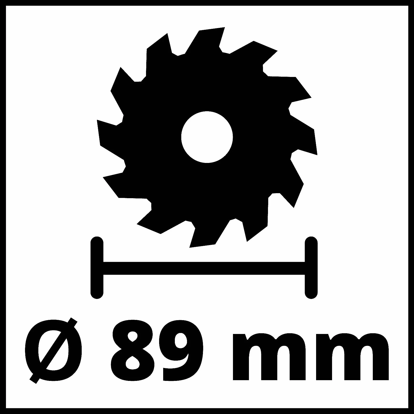 Einhell TE-CS 18/89 Li-Solo Akumulatorowa mini pilarka tarczowa 18 V Li-ion 2500 min-1 głębokość cięcia 28 mm średnica tarczy 89 mm