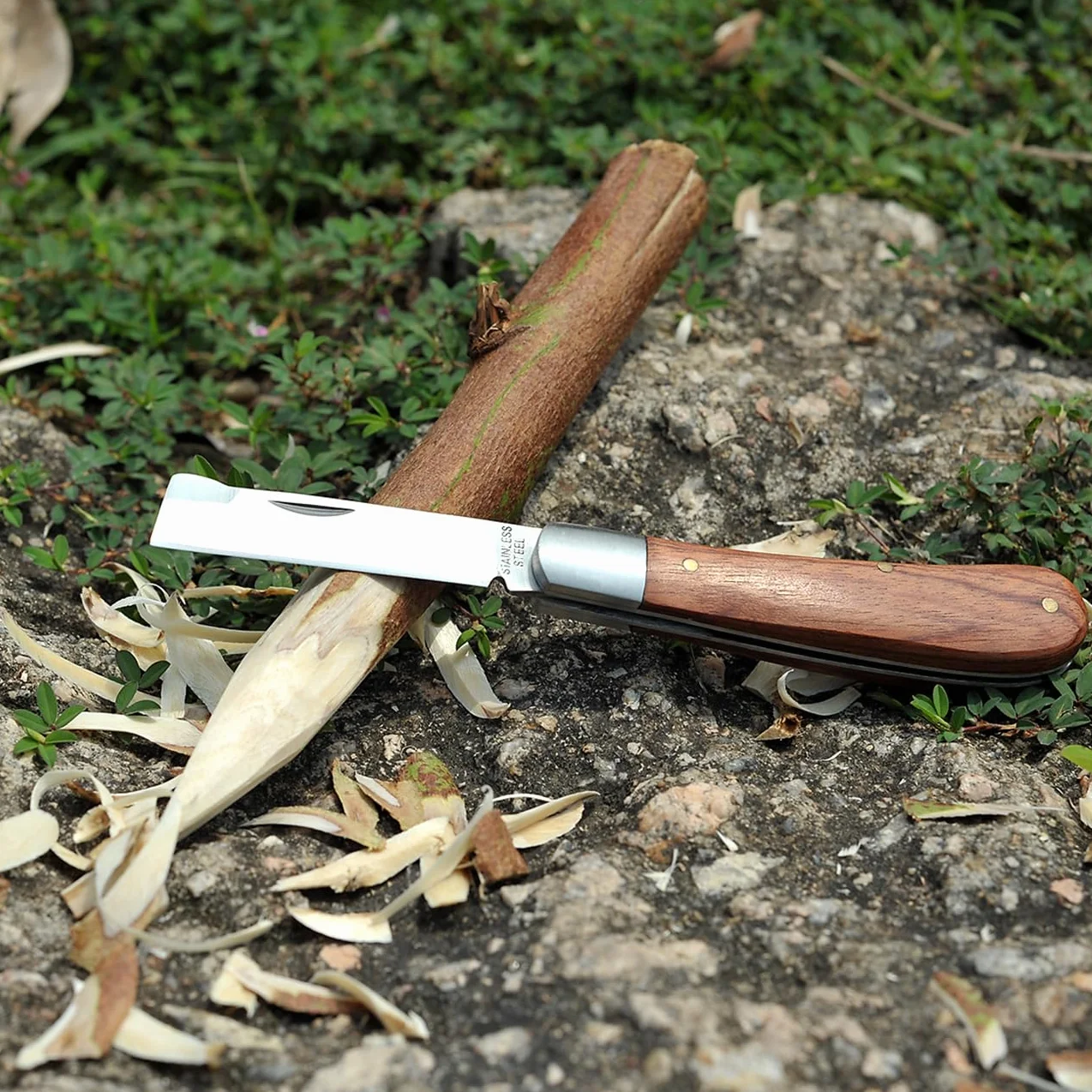 Garden Knife wielofunkcyjny nóż do okulacji, stal nierdzewna, nóż składany, nóż ogrodniczy, scyzoryk, narzędzie tnące do pielenia, przycinania krzewów