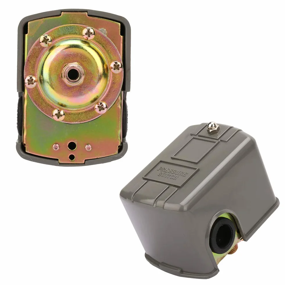 Regulator pompy wodnej 0.8-5.0bar Przełącznik kontroli ciśnienia pompy wodnej Regulowany podwójny biegun sprężynowy G1/4 "dwubiegunowy zewnętrzny 2-punktowy przełącznik przewodowy