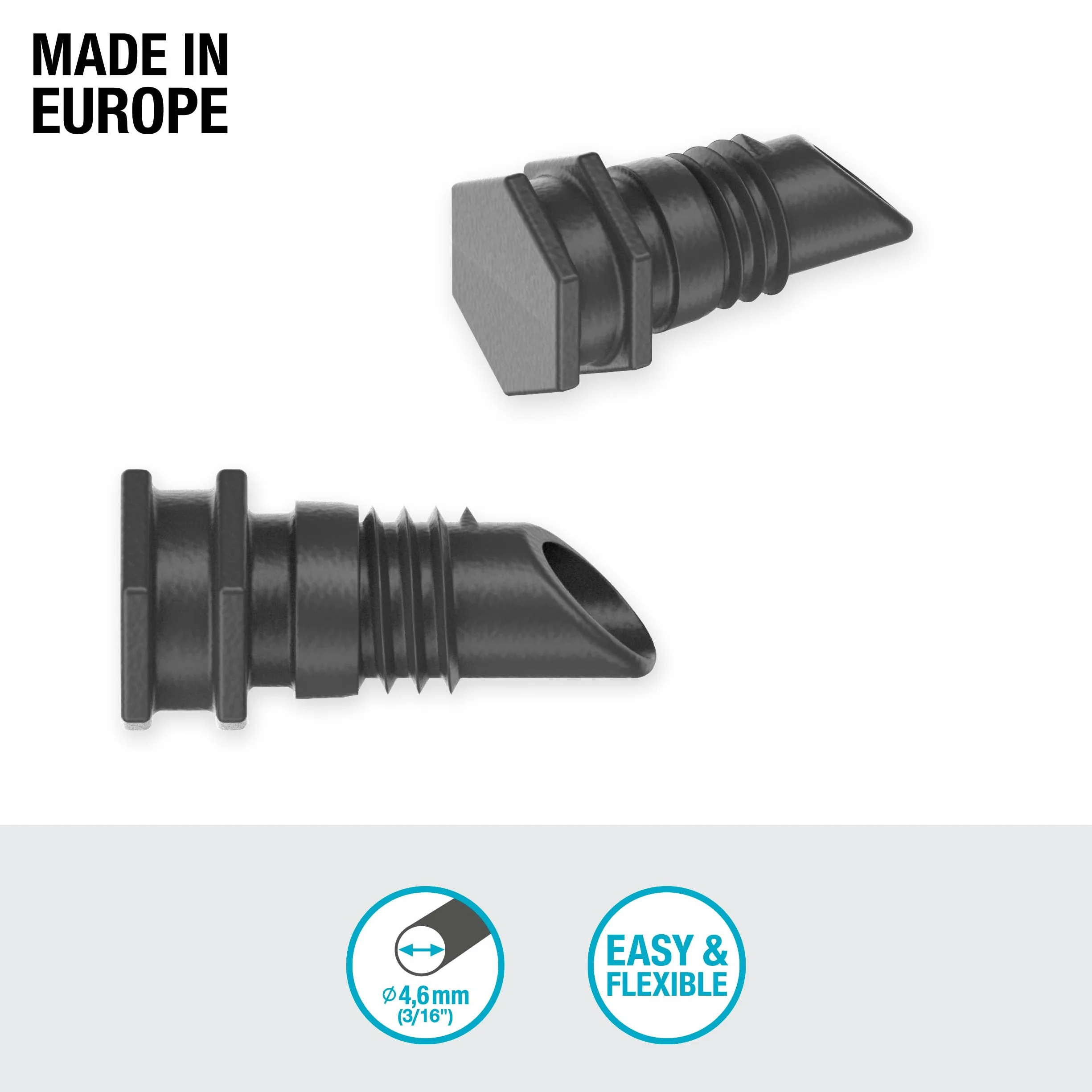 Gardena System Micro-Drip zatyczka zamykająca 4,6 mm (3/16 cala) akcesoria Easy & Flexible 13215-20