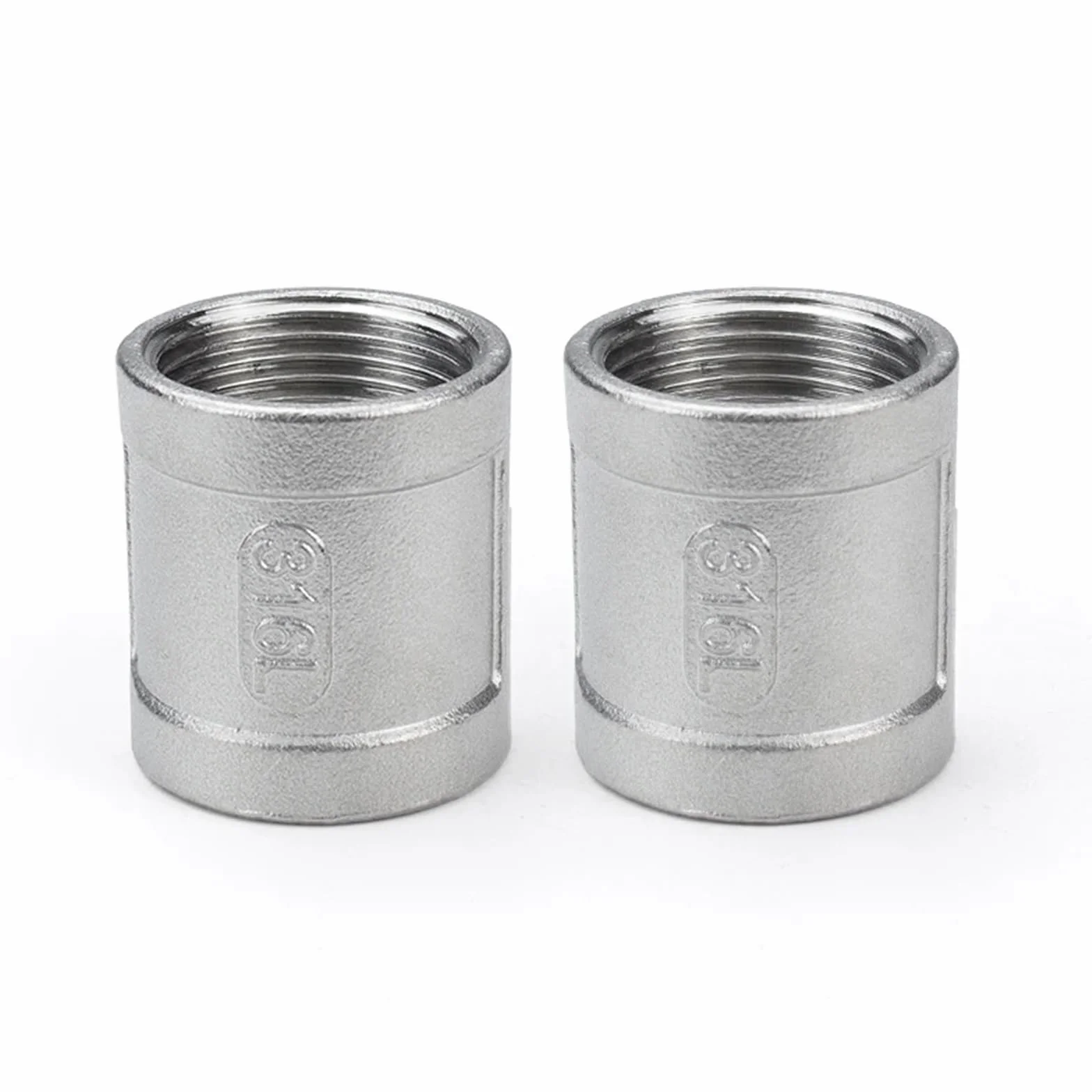 Wewnętrzny gwintowany zacisk rurowy ze stali nierdzewnej 304, złącze proste do podgrzewania wody 1/2 1/8" 1/4 "1 cm złącze rurowe (1,9 cm) Łącznik rurowy