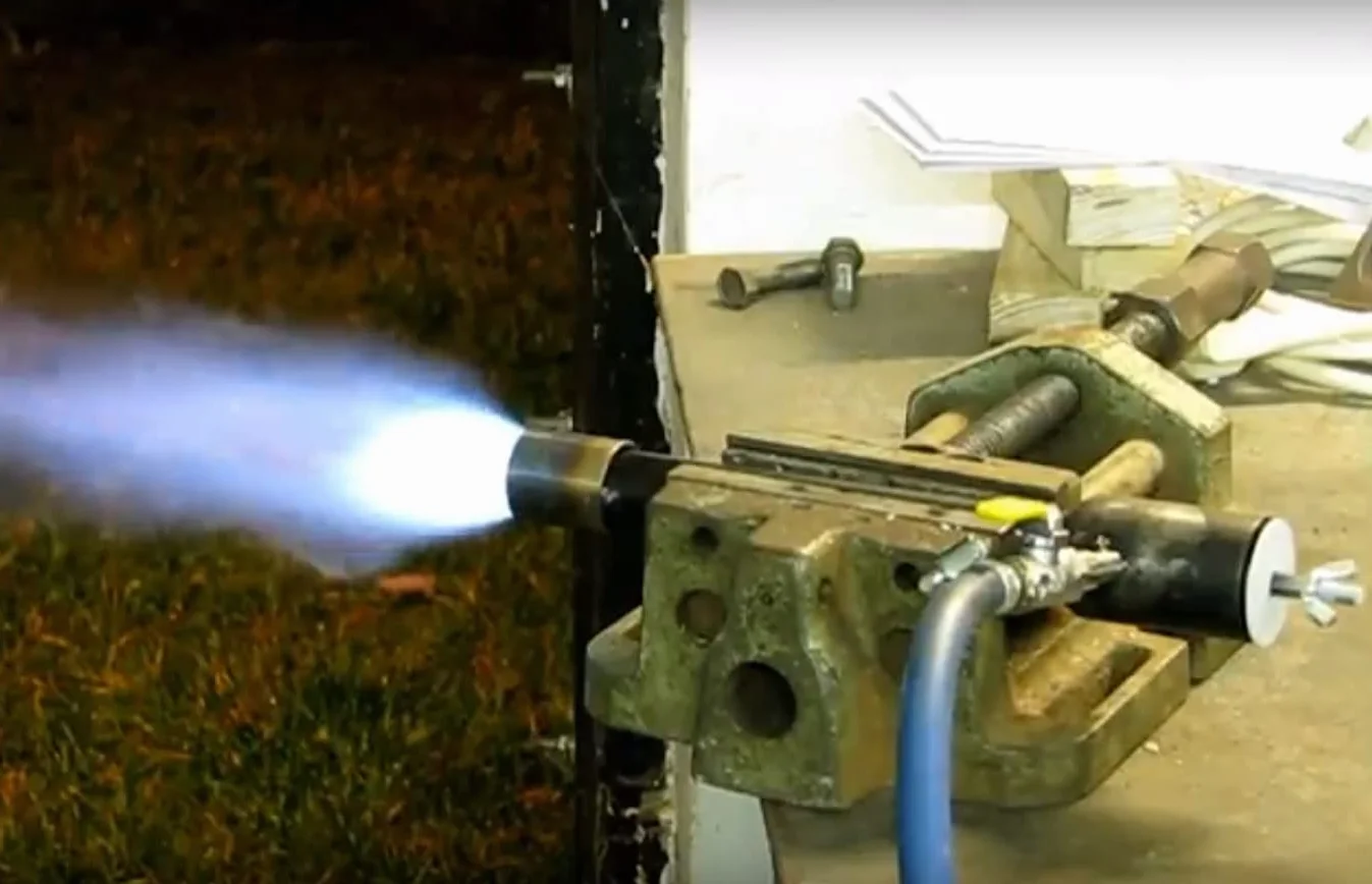 DEVIL-FORGE Palnik gazowy DFC (180.000 BTU), Zawór kulowy, Dławik Powietrza, do Kuźnia Gazowa Propanowa, Piec do Topienia Propanu, Odlewniczej Raku, Tworzenie Noży, Kowalstwo, podkuwaczy koni