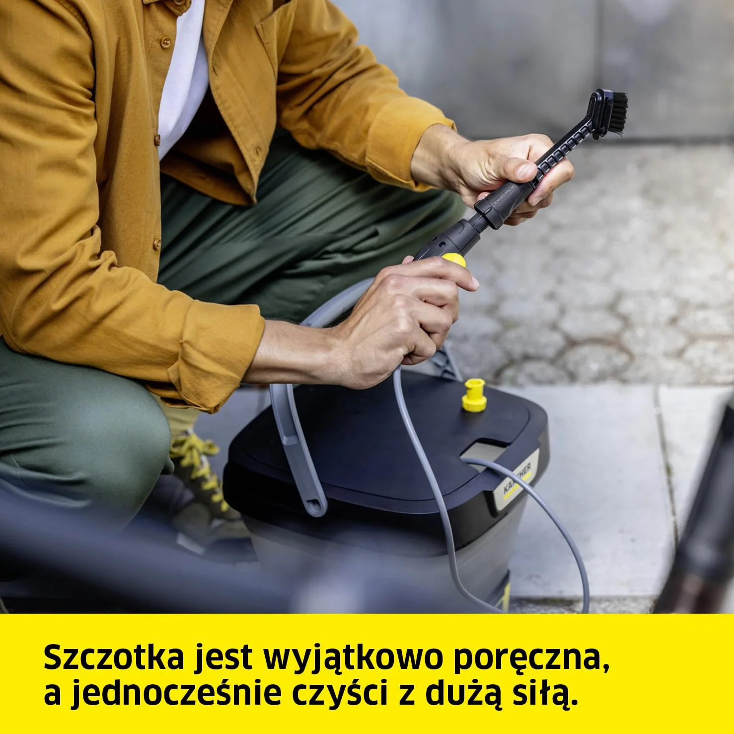 Kärcher szczotka precyzyjna do trudno dostępnych miejsc kompatybilna z OC 3, OC 3 Plus, OC 3 Foldable