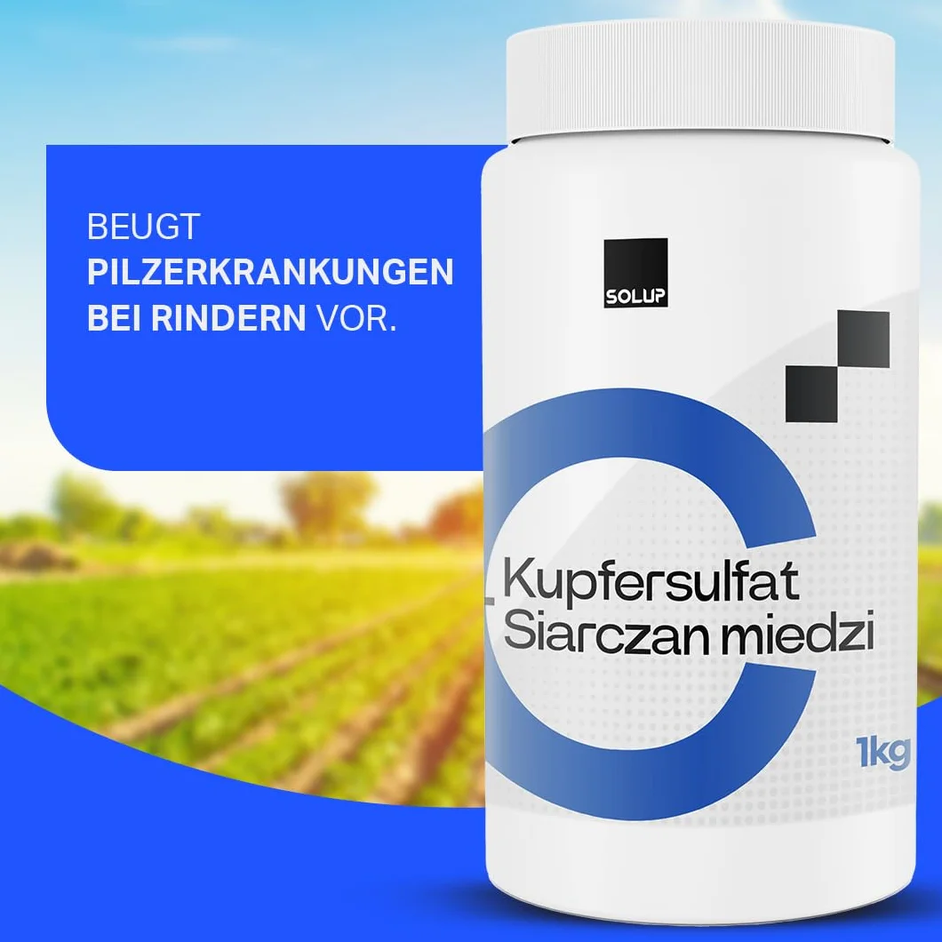 Siarczan miedzi 1 KG do basenu ogrodu drzew