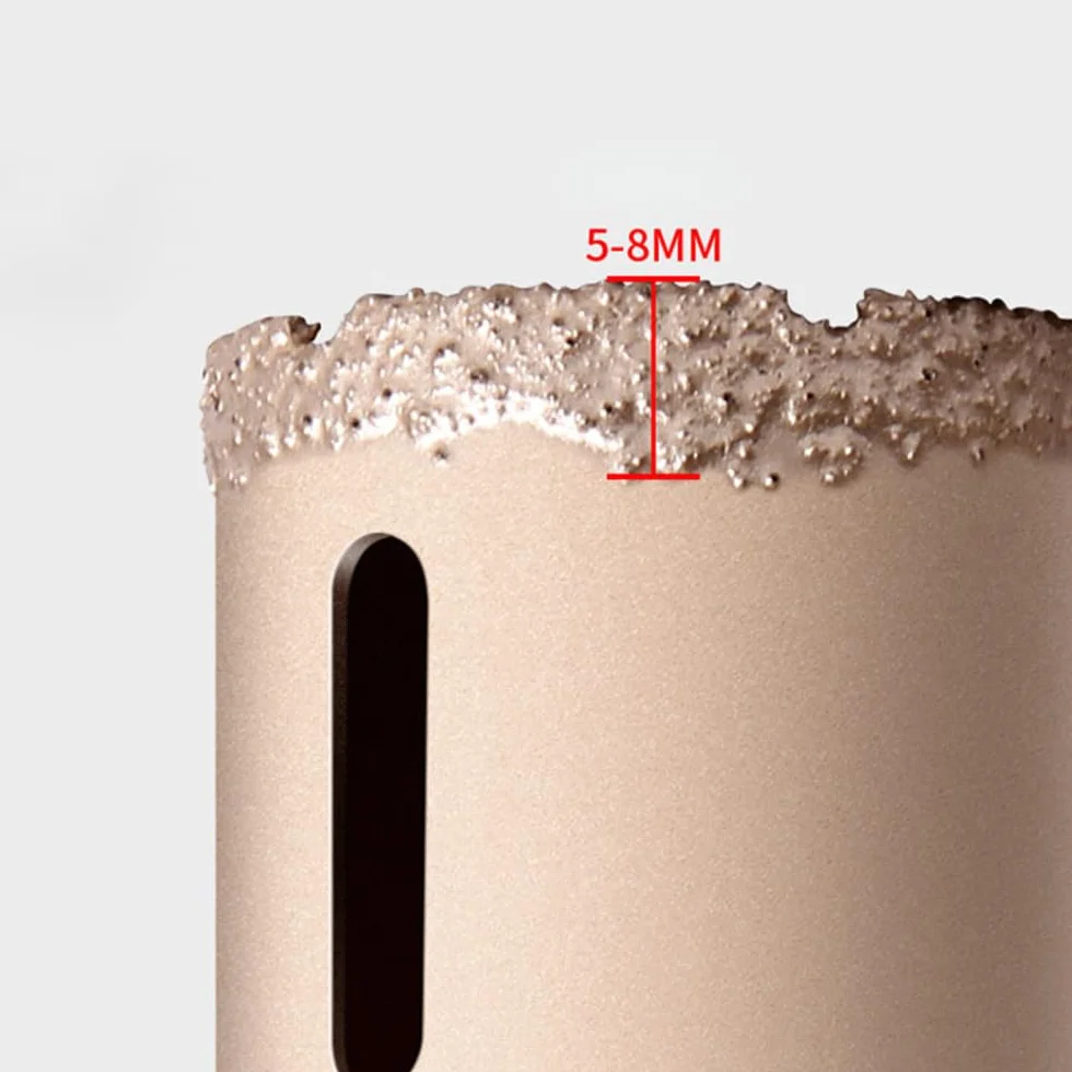 Diamentowa korona wiertnicza, diamentowe wiertło rdzeniowe M14 Sucho lutowane próżniowo 20-60 mm do płytek ceramicznych marmur granitowy (30 mm)