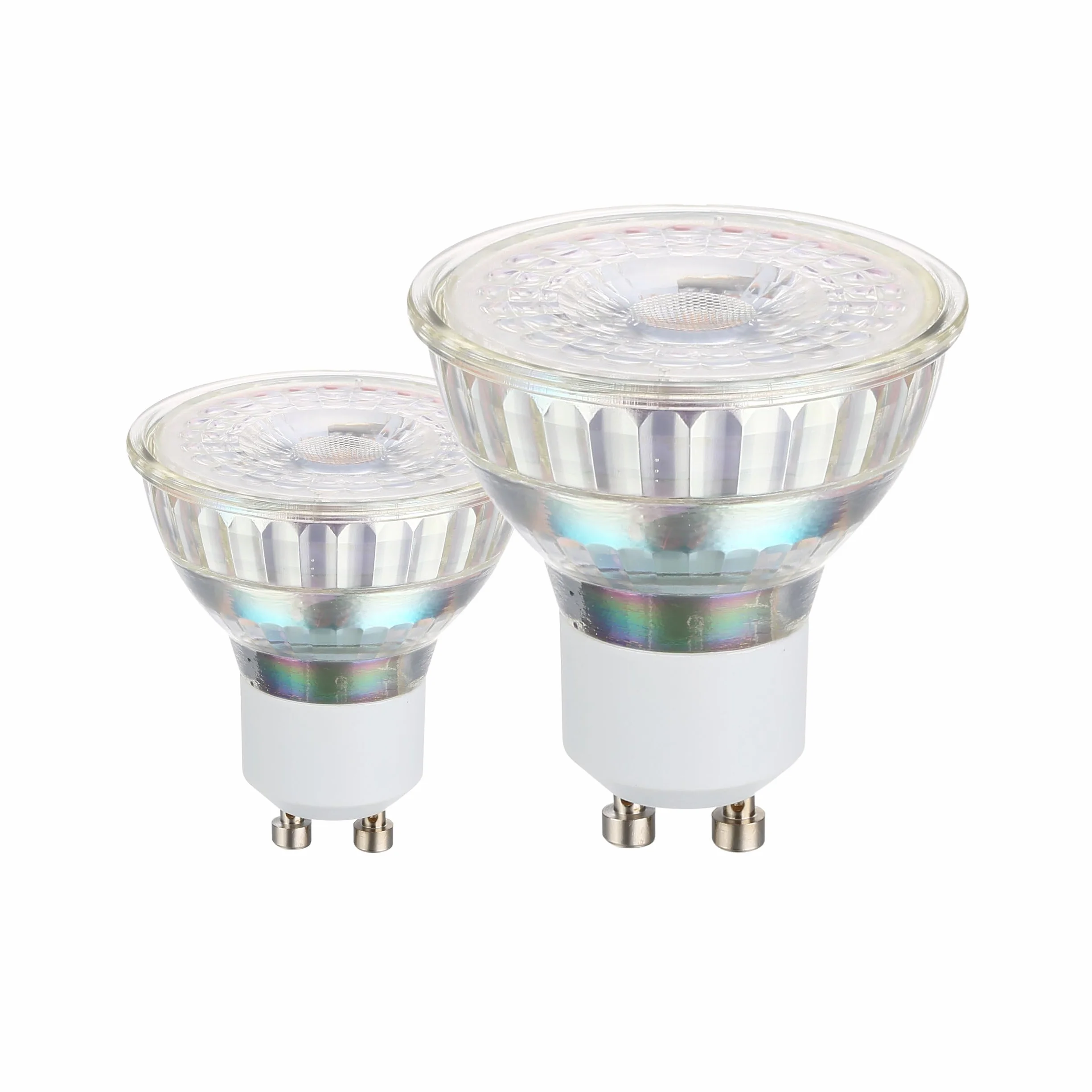 EGLO GU10 LED, zestaw 2 spoty, reflektor po 3 Watt każdy (odpowiednik 36 Watt), 240 Lumen, światło ciepłe białe, 3000k, trzpień żarówki, Ø żarówki 5 cm