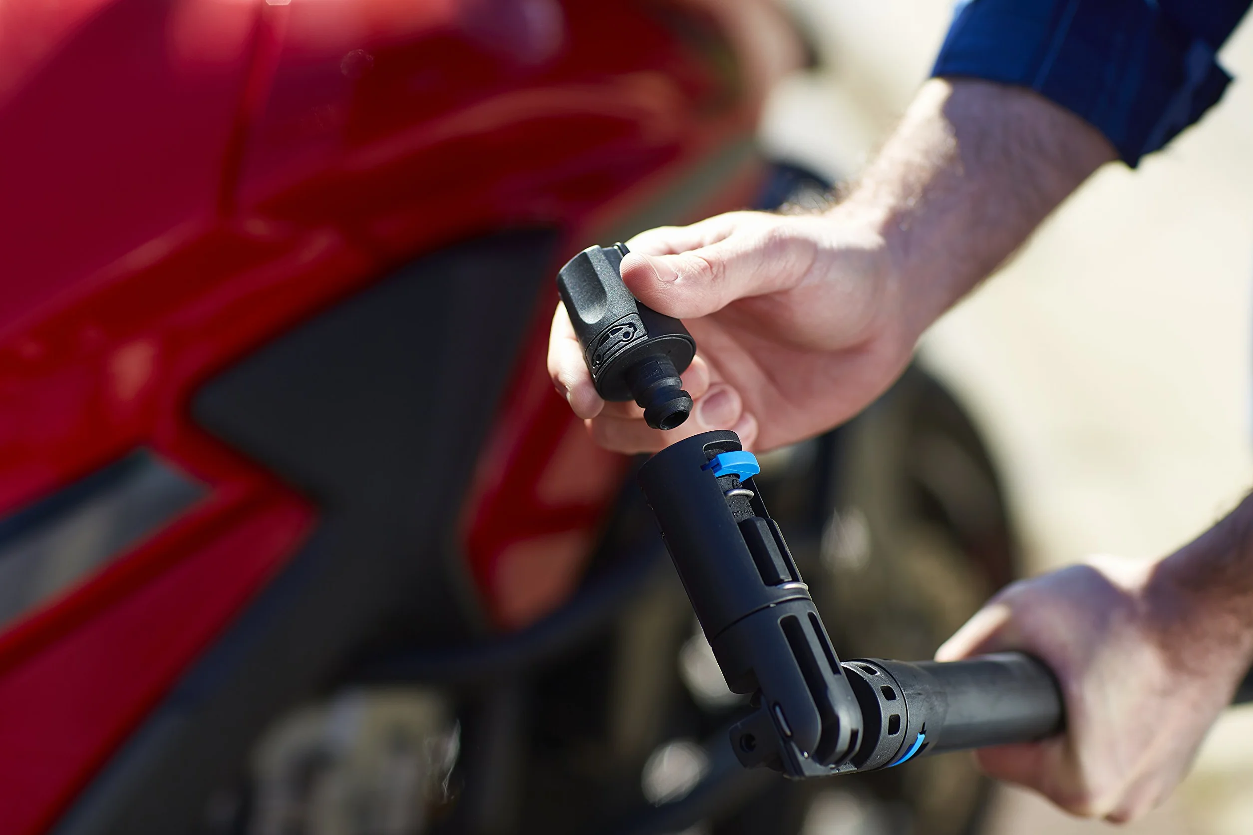 Dysza samochodowa i motocyklowa Nilfisk Oryginalny akcesorium do rozpylacza piany do myjek ciśnieniowych Złącze Click&Clean