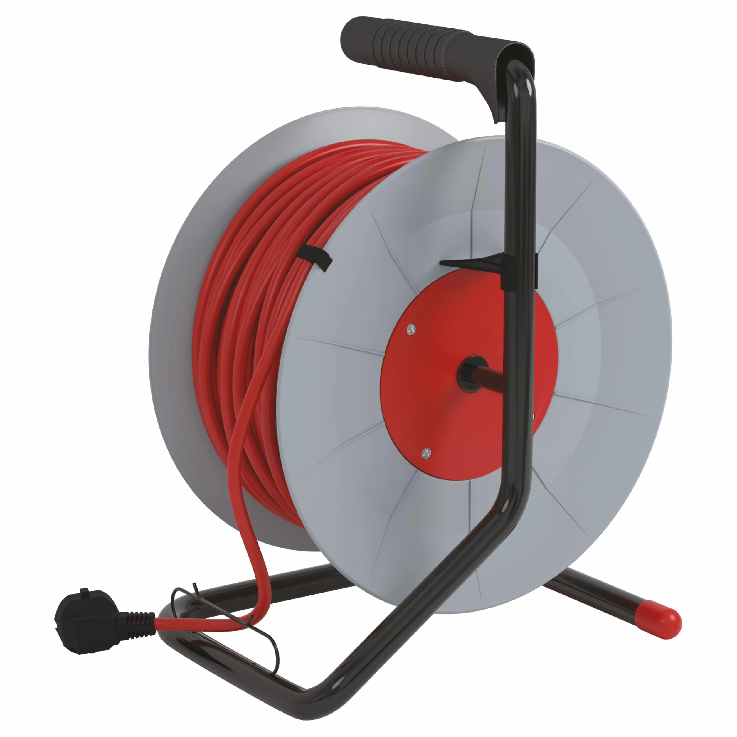 EMOS Bęben kablowy 50 m 4 gniazda Schuko 230 V 16 A 3680 W H05VV-F3G 1,5 mm² IP20