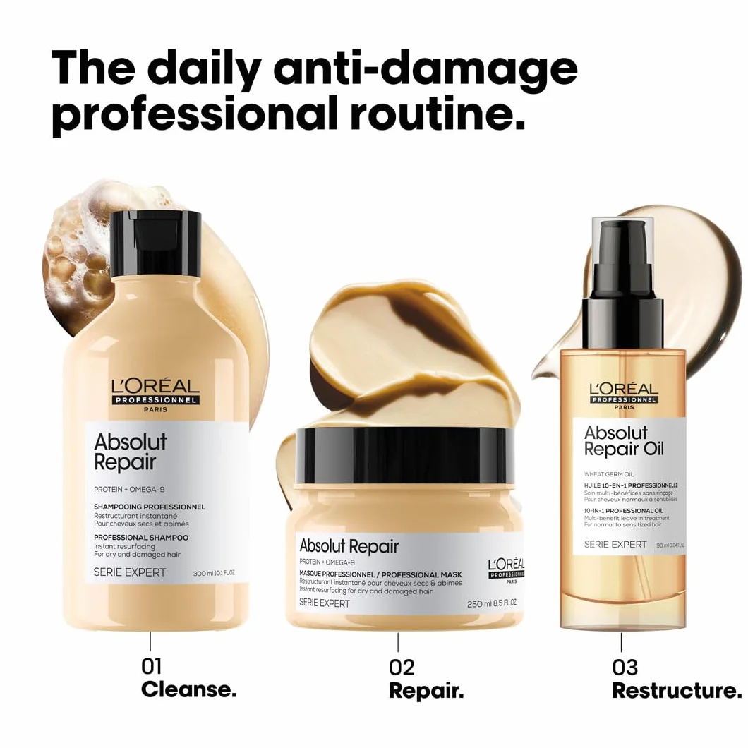 L'Oreal Serie Expert Absolut Repair 10-in-1 Leave In Oil 90ml