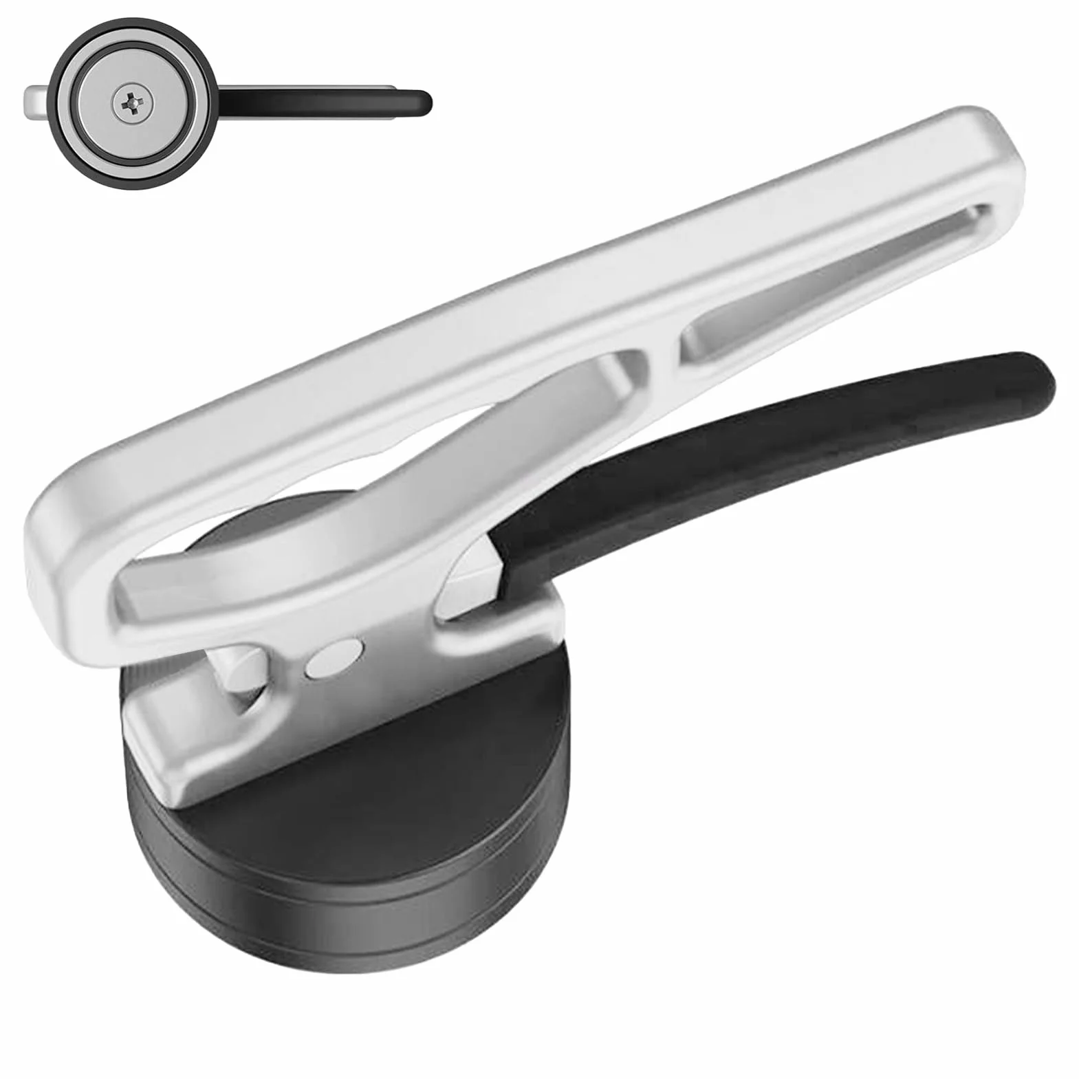 Magnetic Pickup Tool, Magnet Tool Holder, Multi Use Gadgets Gatherer, 6.1x4.72 in Quick Release Manual Curator, Nut and Bolt Collector for Nails, Nuts, Screws, Projects Small Parts