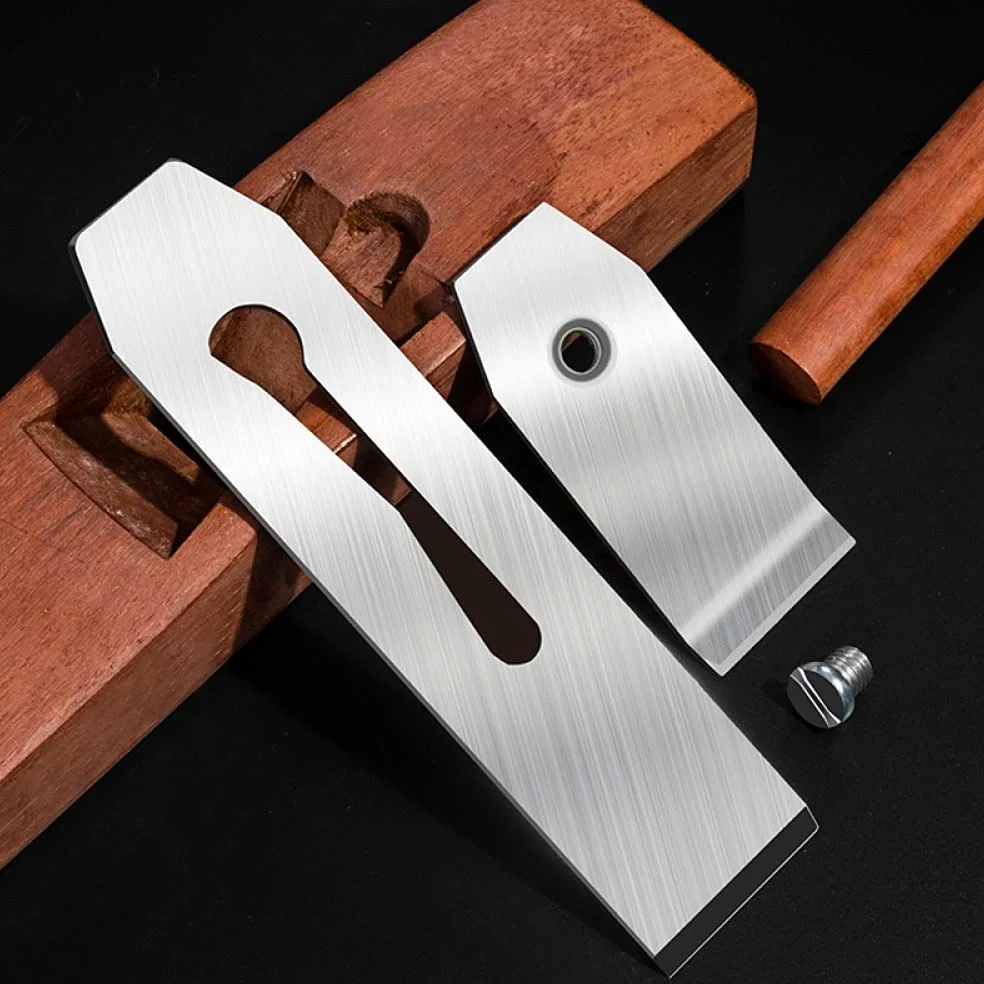 strug do drewna, Ręczny strugarka do obróbki drewna Narzędzie strugania Płaski Dolna krawędź Narzędzia przycinania dla stolarza(108mm Mahogany)