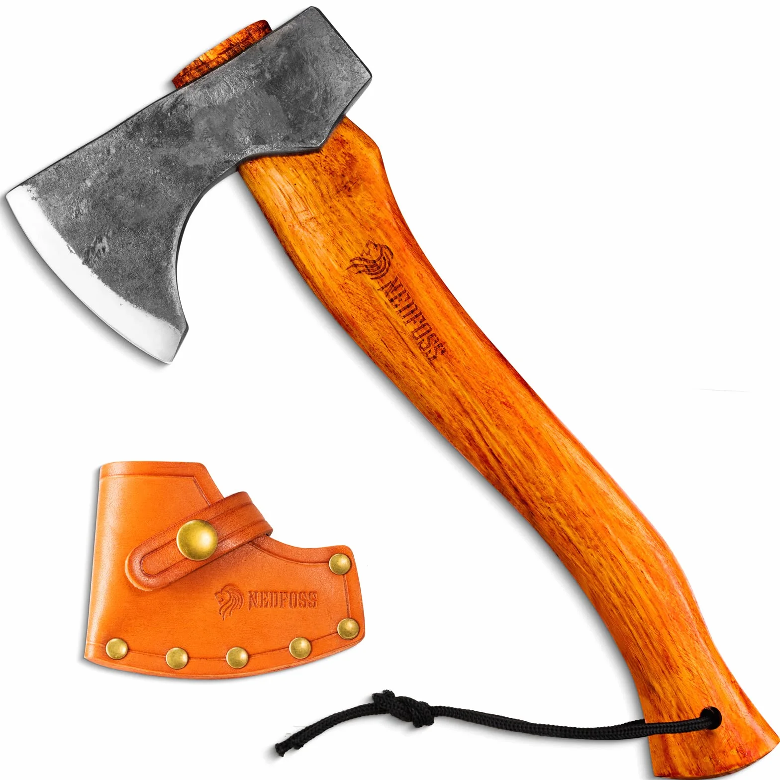 NedFoss Hippo Siekiera do rozłupywania drewna 780 g stal węglowa 33 cm Bushcraft