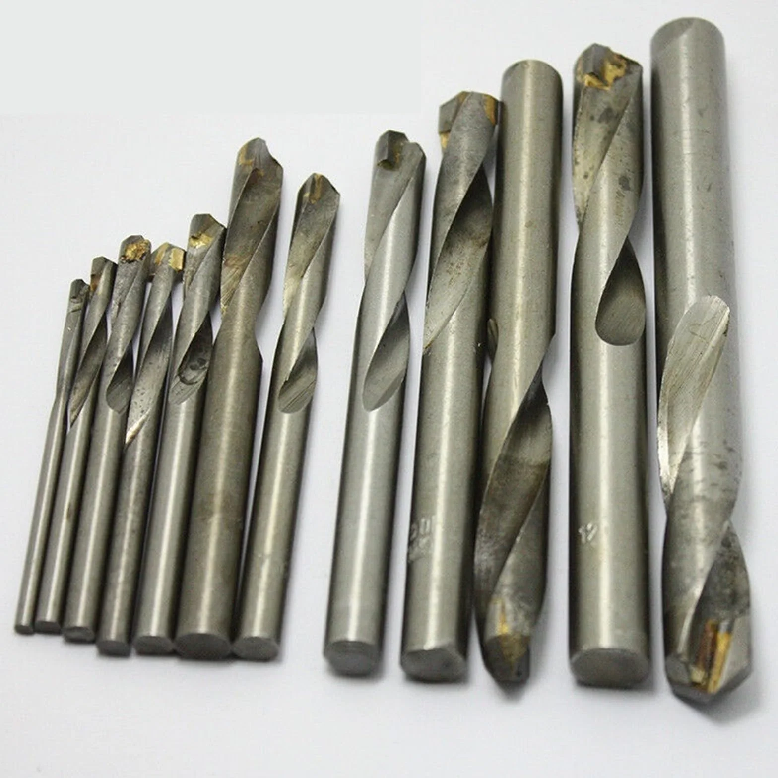 10 szt. 3-20 mm końcówka z twardego metalu wiertła TCT ślusarz wiertła do żeliwa aluminium betonu (rozmiar: 9,5 mm)