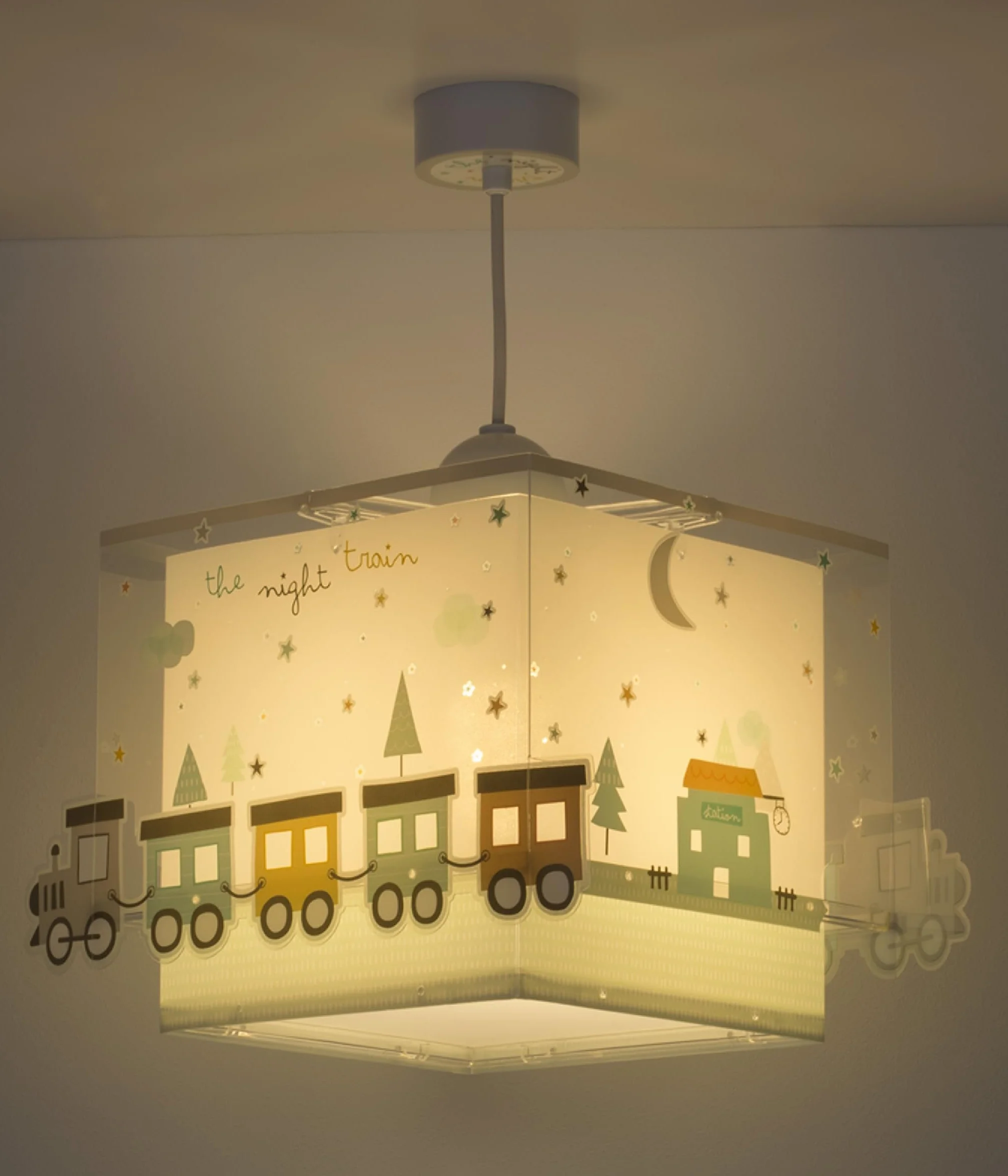 Dziecięca lampa wisząca Dalber The Night Train