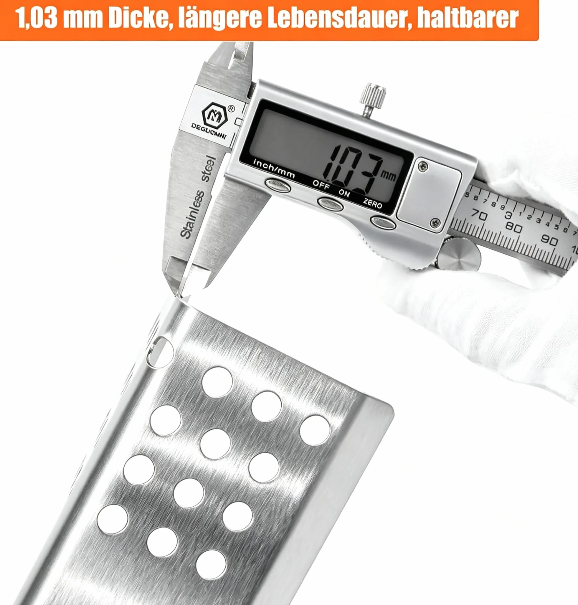 Osłona palnika ze stali nierdzewnej 40,2 cm do Rösle Videro G3, G3-S, Vario+, rozdzielacz płomienia 1,0 mm 4 sztuki