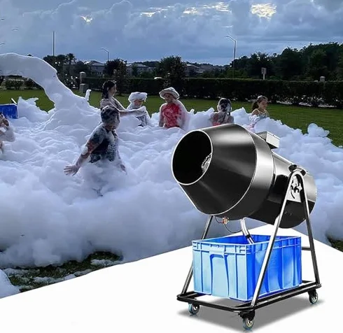Maszyna do pianki, pistolet śnieżny 3000 W, do imprez na świeżym powietrzu, imprez w parku wodnym i na basenie, sprzęt imprezowy z funkcją drgania głowicy