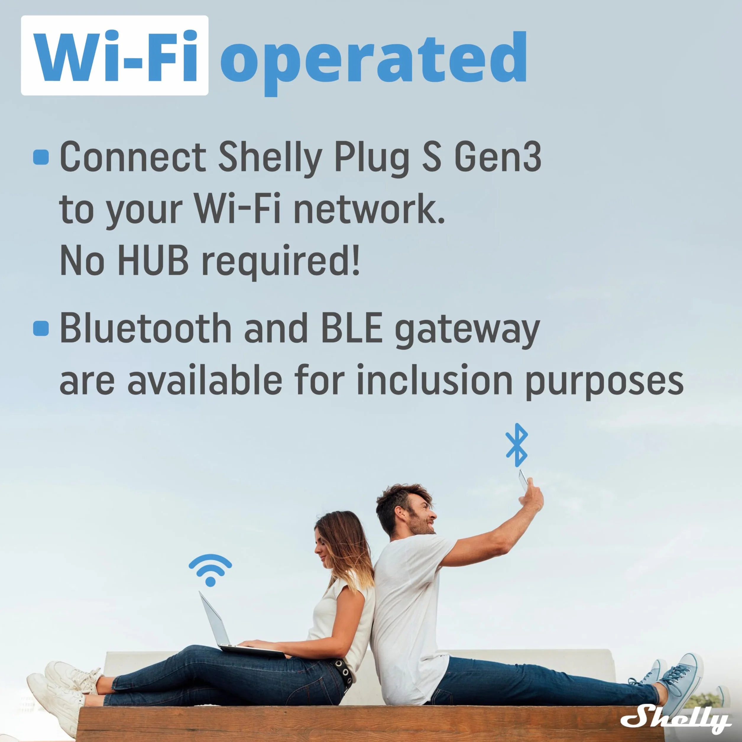 Shelly Plug S MTR Gen3- Czarny, Inteligentna Wtyczka Wi-Fi z Licznikiem, Wskaźnikiem LED, Zdalne Sterowanie za Pomocą Aplikacji i Głosu, Programowalna z Timerem, Alexa, Google Home, SmartThings
