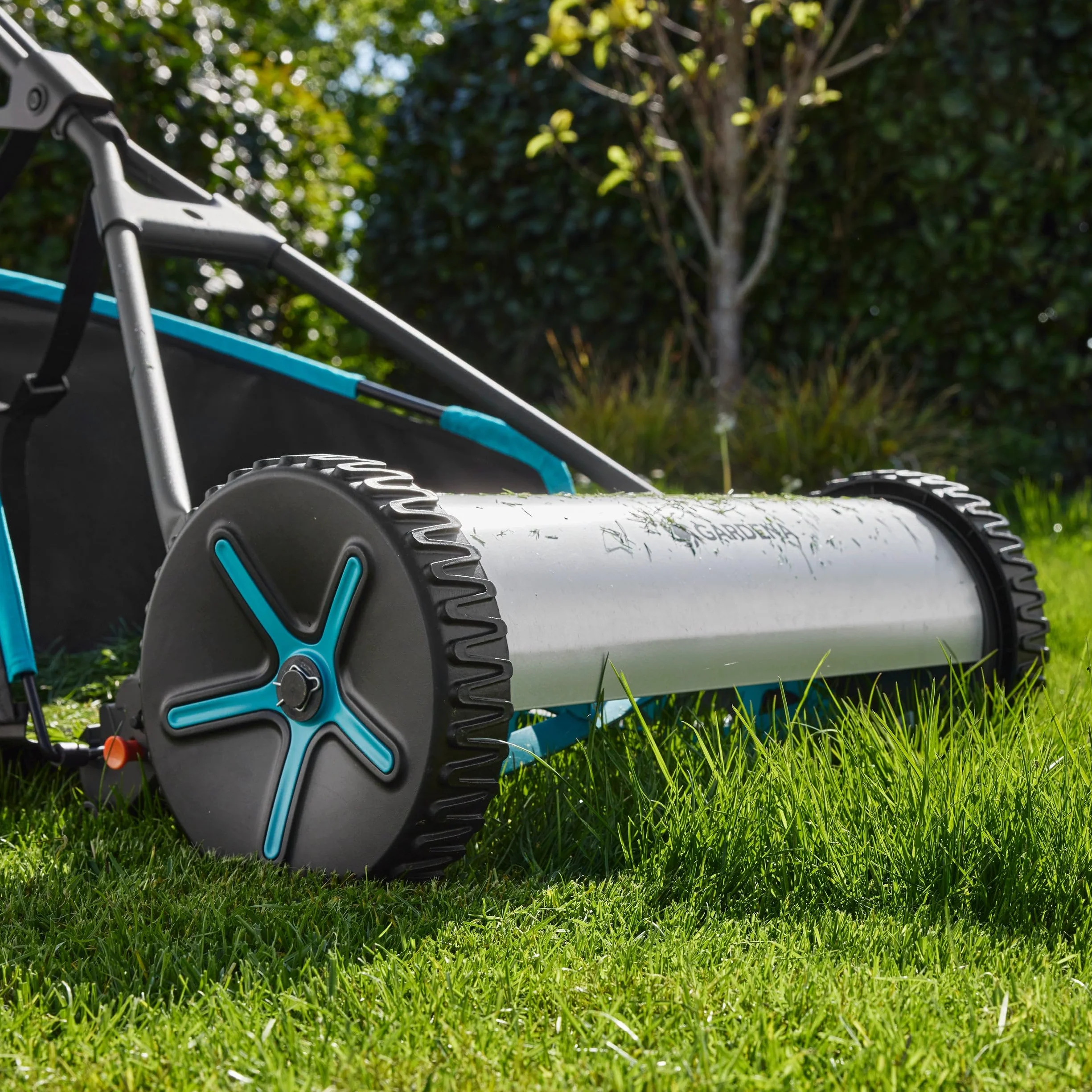 Gardena Ręczna Kosiarka Bębnowa Plus 400, Szerokość Robocza 40 cm, Z Koszem, do 250 m²