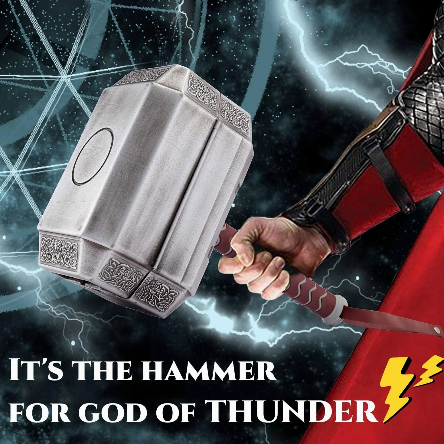 Zestaw narzędzi w walizce, seria "Thor Hammer", do codziennych napraw w domu, zestaw akcesoriów do młota Thora, zestaw narzędzi "zrób to sam", szczypce, wielofunkcyjne narzędzia, zestaw świąteczny
