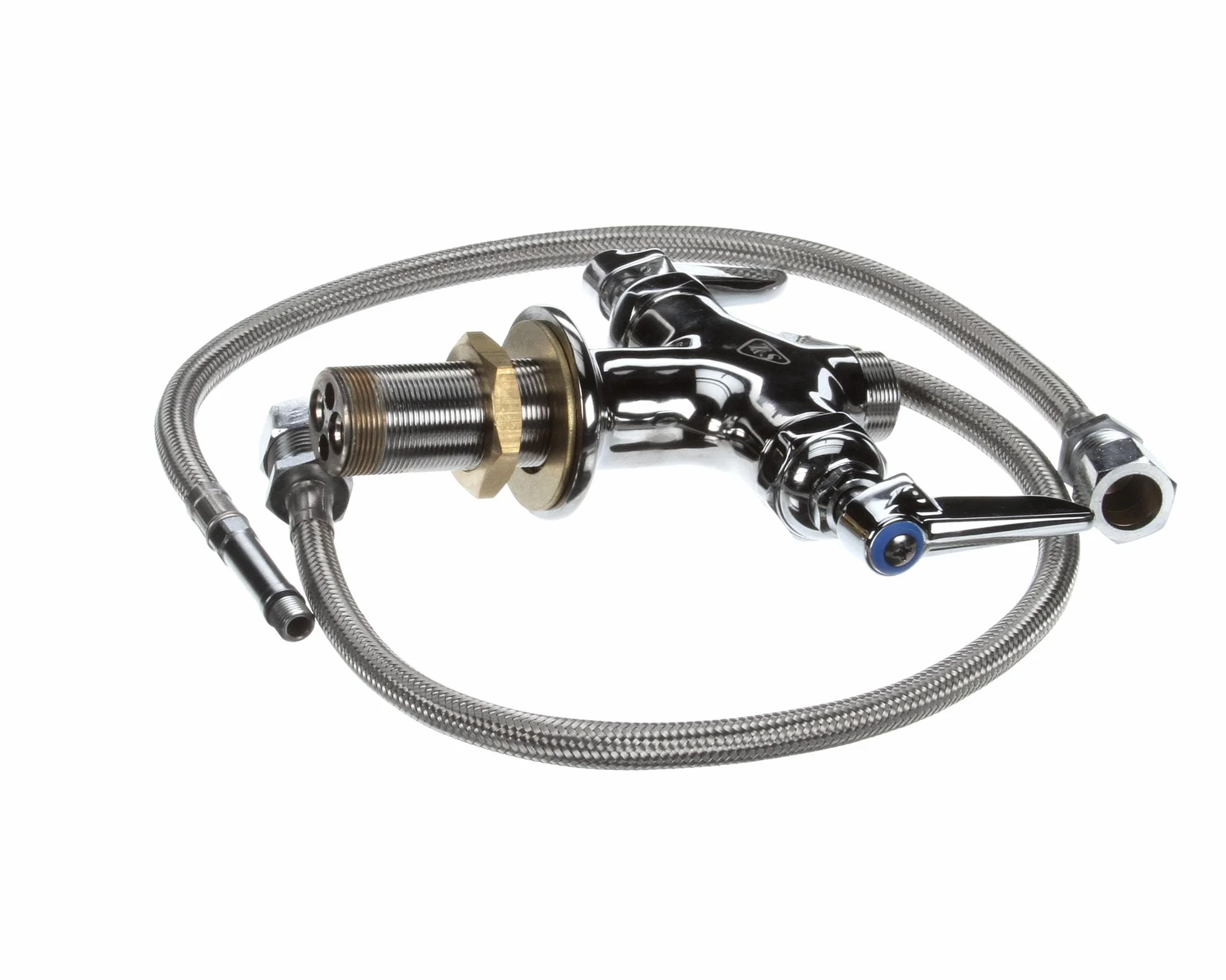 TS Brass B-0200-LN podwójna bateria do spiżarni, chrom