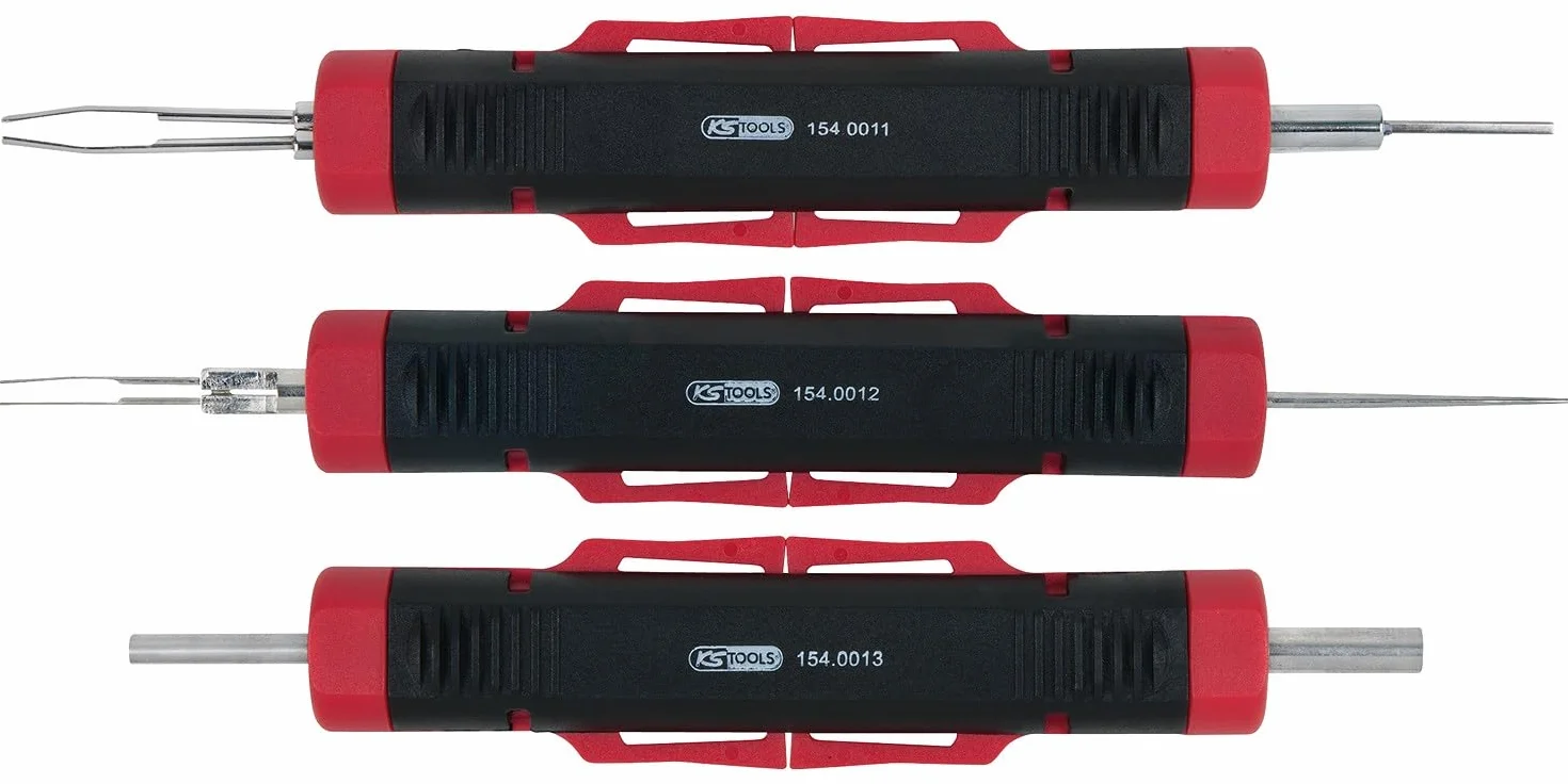 KS Tools 154.0015 Uniwersalny zestaw narzędzi do odczepiania kabli, 3-szt