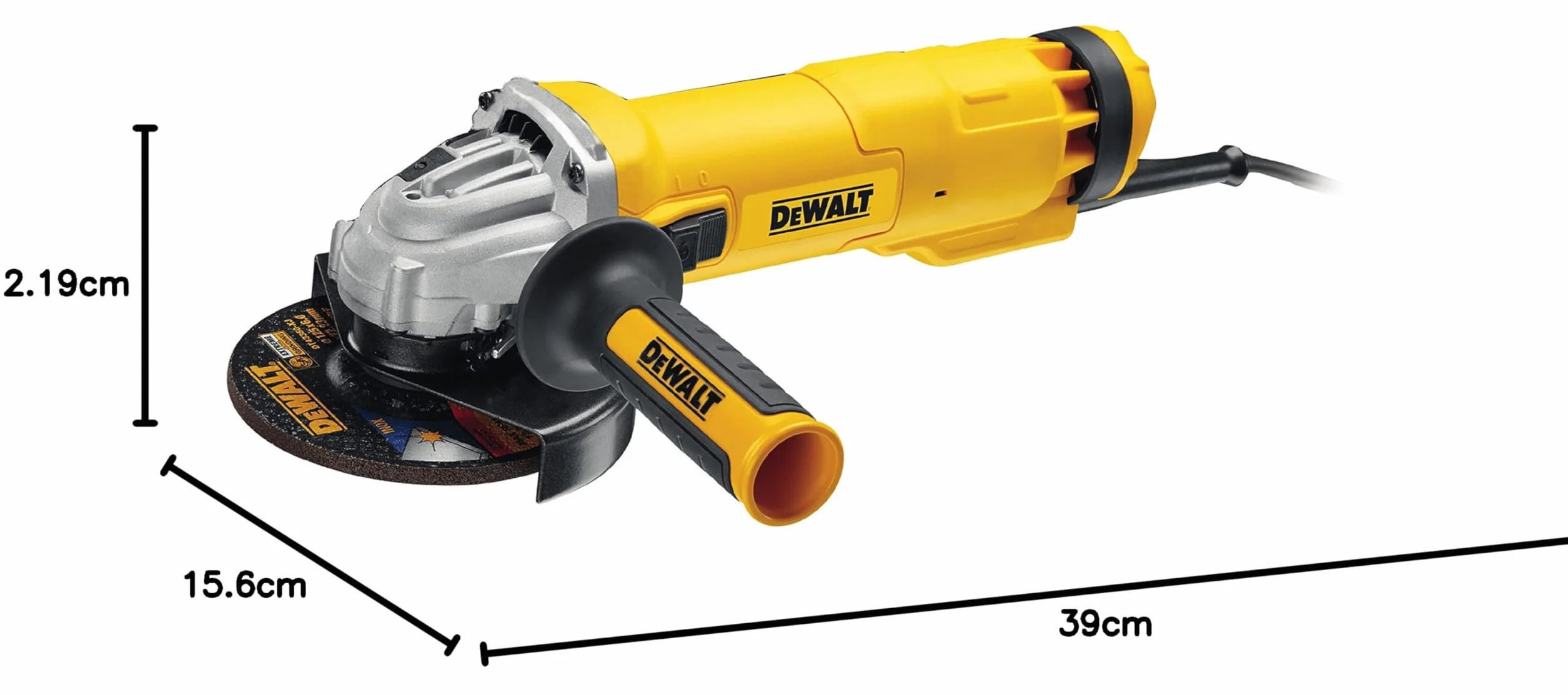 Szlifierka Kątowa 125mm 1400 W Przeciwpyłowa DWE4237 DeWalt