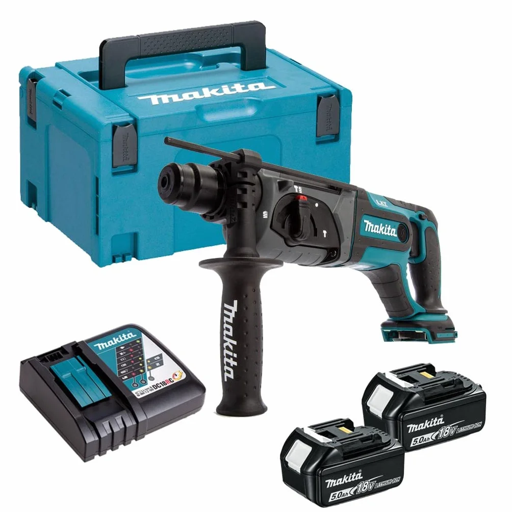 Makita DHR241RTJ Młotek Akumulatorowy, Niebieski