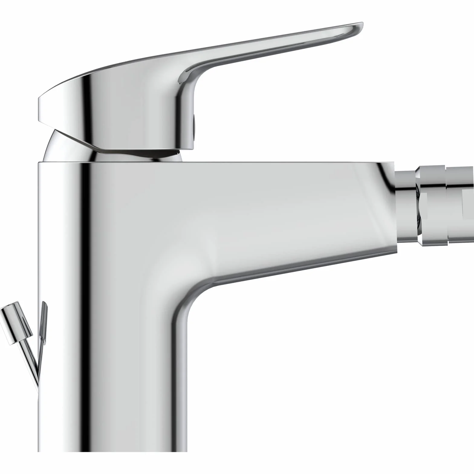 Ideal Standard B1718AA armatura bidetowa Ceraflex, perlator i przegub kulowy, węże przyłączeniowe G 3/8, wysięg 114 mm, chrom