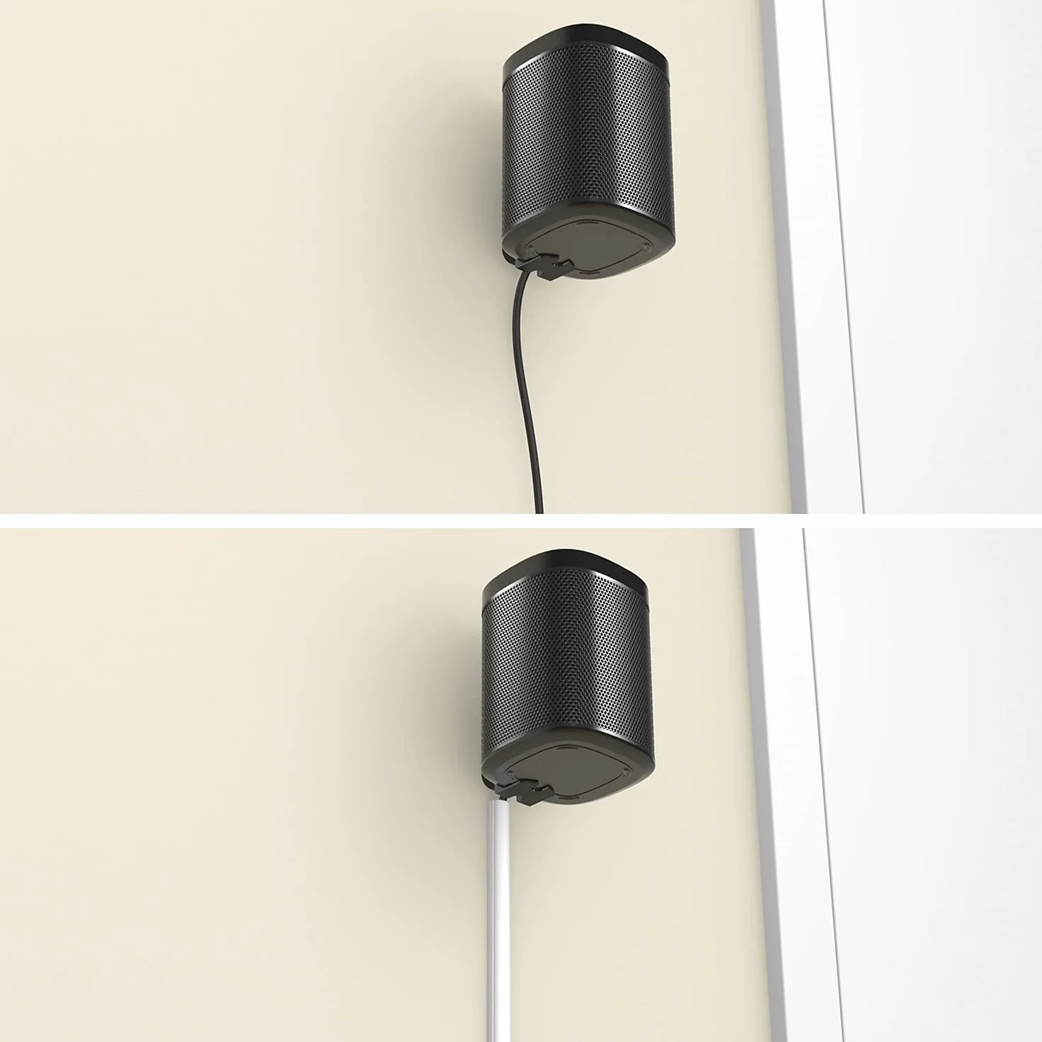 D-Line 16x8mm półokrągła listwa dekoracyjna, listwa elektryczna, osłona kabla - 4X 1m długości (opakowanie 4-metrowe) - biały 1D1608W/4