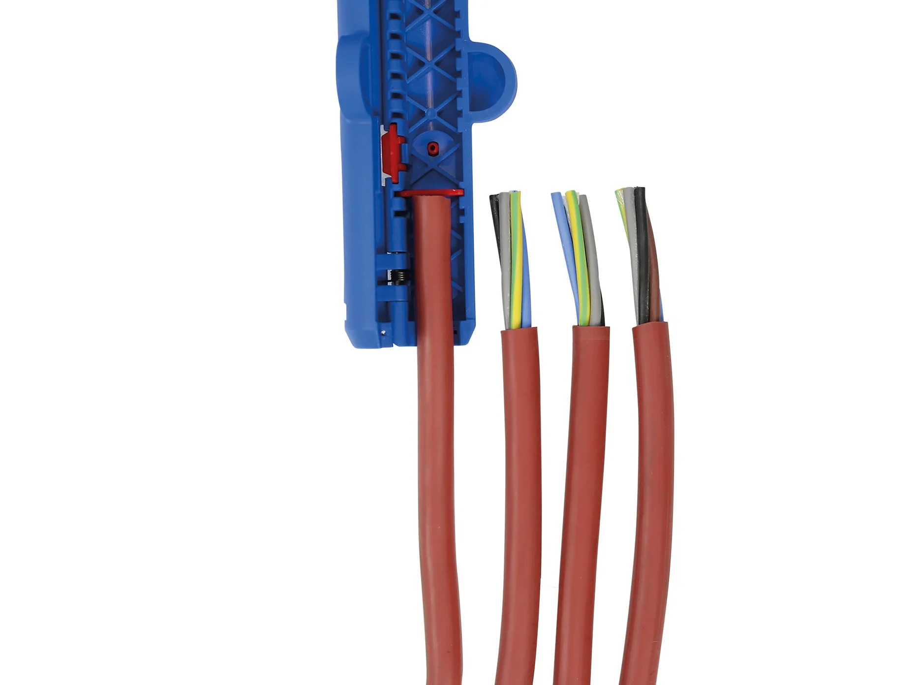 WEICON TOOLS Ściągacz do kabli okrągłych Nr 13 | Ściągacz izolacji do okrągłych i wilgotnych kabli pokojowych | 6-13 mm Ø