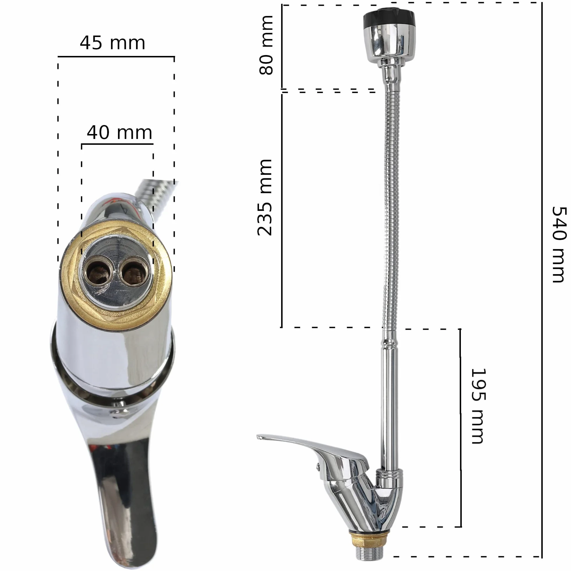 Umywalka z wylewem 61,5 cm, szary granit, polistyren, zlewozmywak domowy, zlewozmywak z ruchomą armaturą, koryto z przelewem, dozownik mydła, syfon, umywalka ścienna