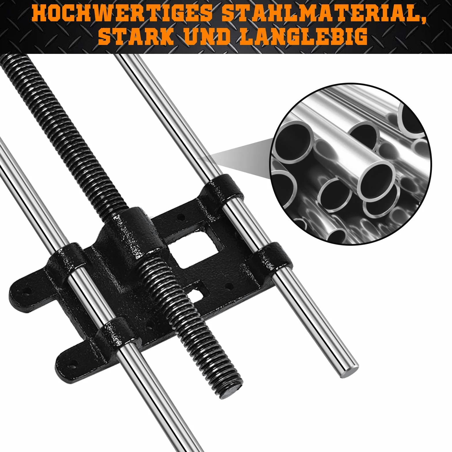 Ejoyous Szczypce przednie do strugarki, imadła drewnianego, imadło stolarskie, imadło stolarskie, 266 mm, 10,5", do obróbki drewna, do inżynierii mechanicznej i spawania