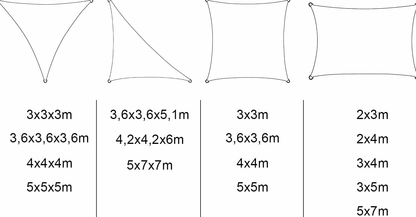 WOLTU Prostokątny żagiel przeciwsłoneczny, 5 x 7 m, kremowy, wodoodporny, z poliestru, ochrona przed wiatrem, ochrona przed promieniowaniem UV, do ogrodu, na taras, kemping