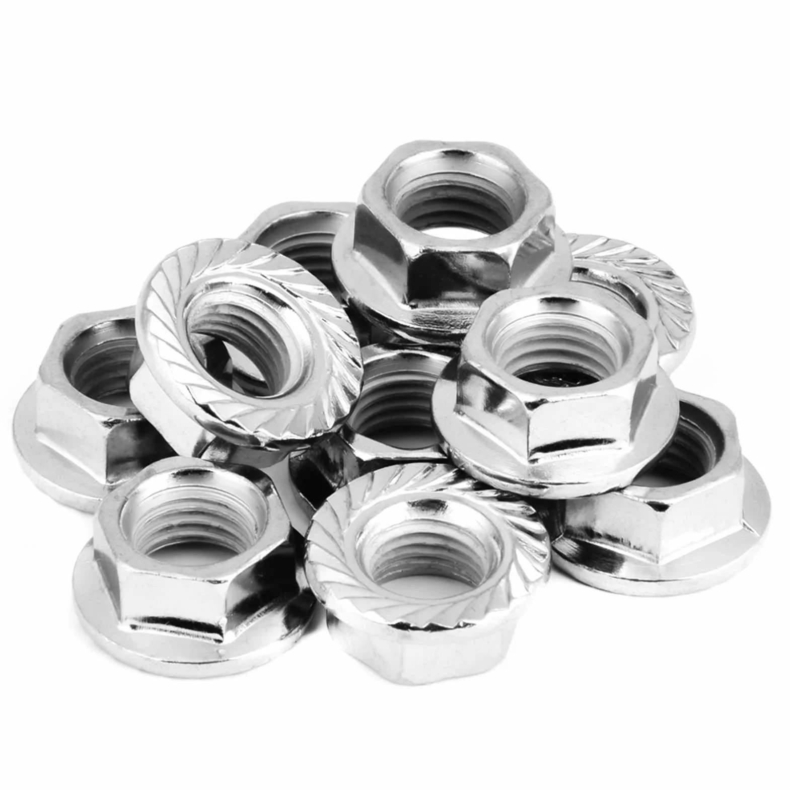 M10 x 125 Nakrętka M10x125 Nakrętki Nierdzewne Śruba 10 mm ząbkowany kołnierz Ss M10x1 25 M10x125 Wydech M10x1 Gwint koniec nakrętki 10 szt. Gwint końcowy Nakrętka sześciokątna