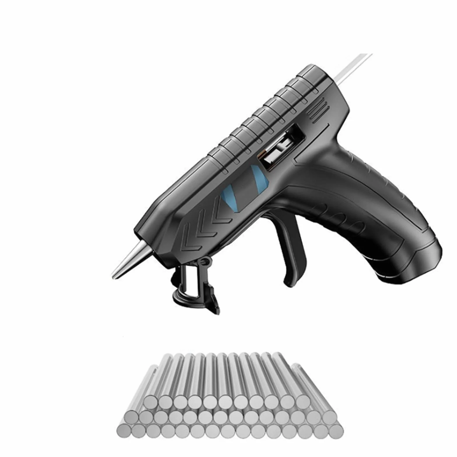 Pistolet Do Kleju Na GorąCo Przenośny Elektryczny Pistolet Do Klejenia Na Gorąco Z Klejem W Sztyfcie USB Akumulator Gospodarstwa Domowego Bezprzewodowy DIY Pistolet Do Klejenia Na Gorąco Spray Narzędz